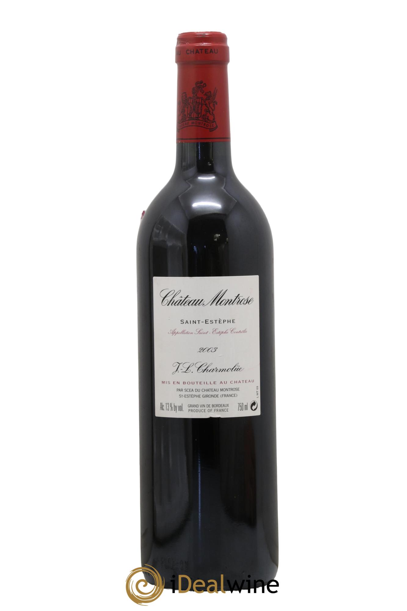 Château Montrose 2ème Grand Cru Classé 2003 - Posten von 1 Flasche - 1
