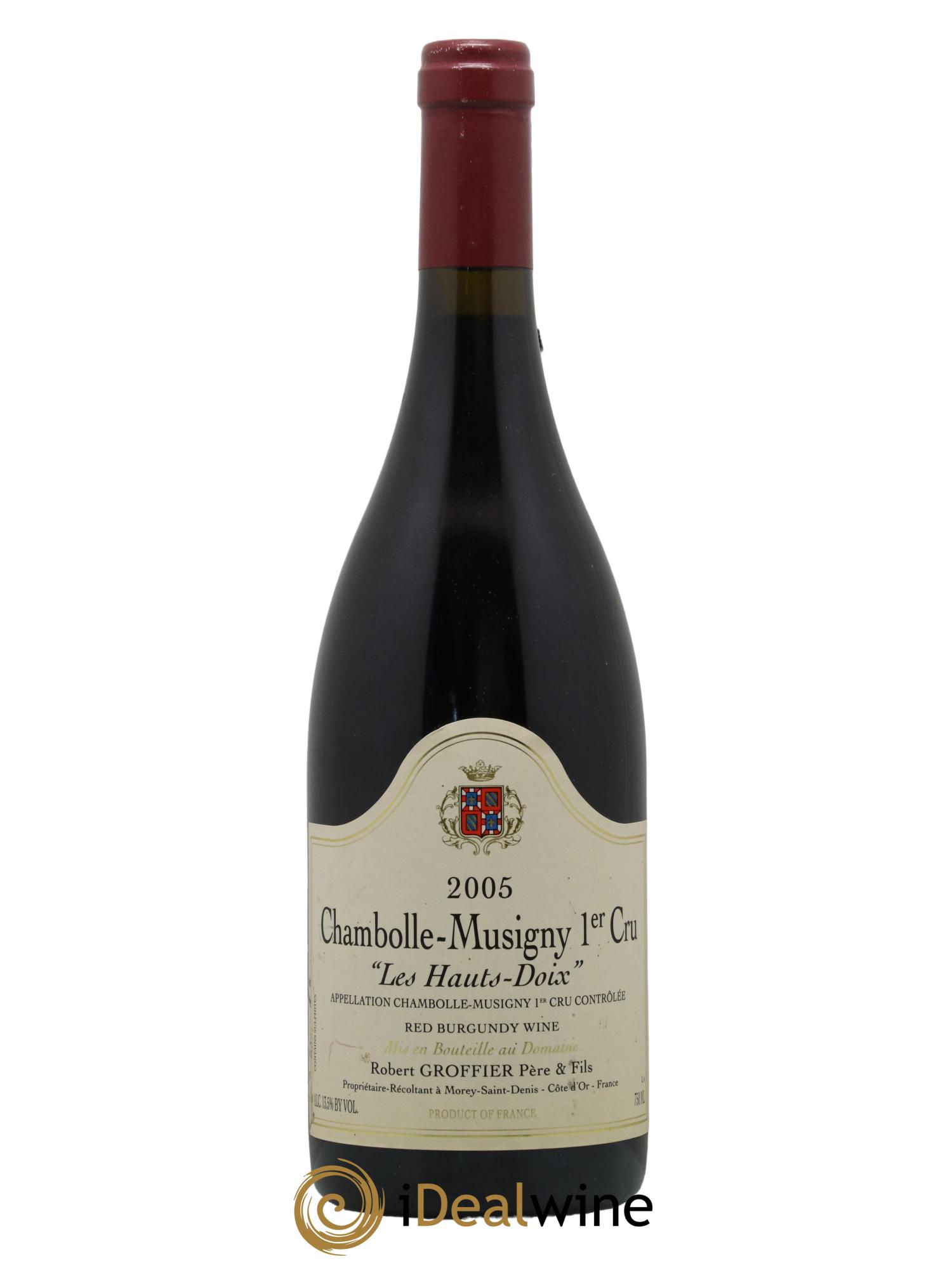 Chambolle-Musigny 1er Cru Les Hauts Doix Robert Groffier Père & Fils (Domaine) 2005 - Lotto di 1 bottiglia - 0