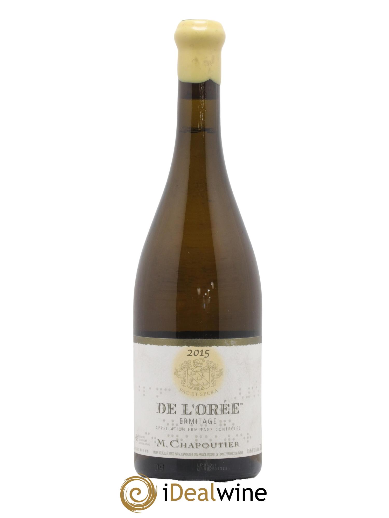 Hermitage Ermitage de l'Orée Chapoutier 2015 - Lot de 1 bouteille - 0