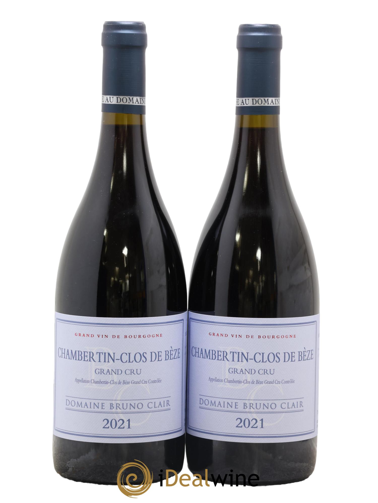 Chambertin Clos de Bèze Grand Cru Bruno Clair (Domaine) 2021 - Lot of 2 bottles - 0