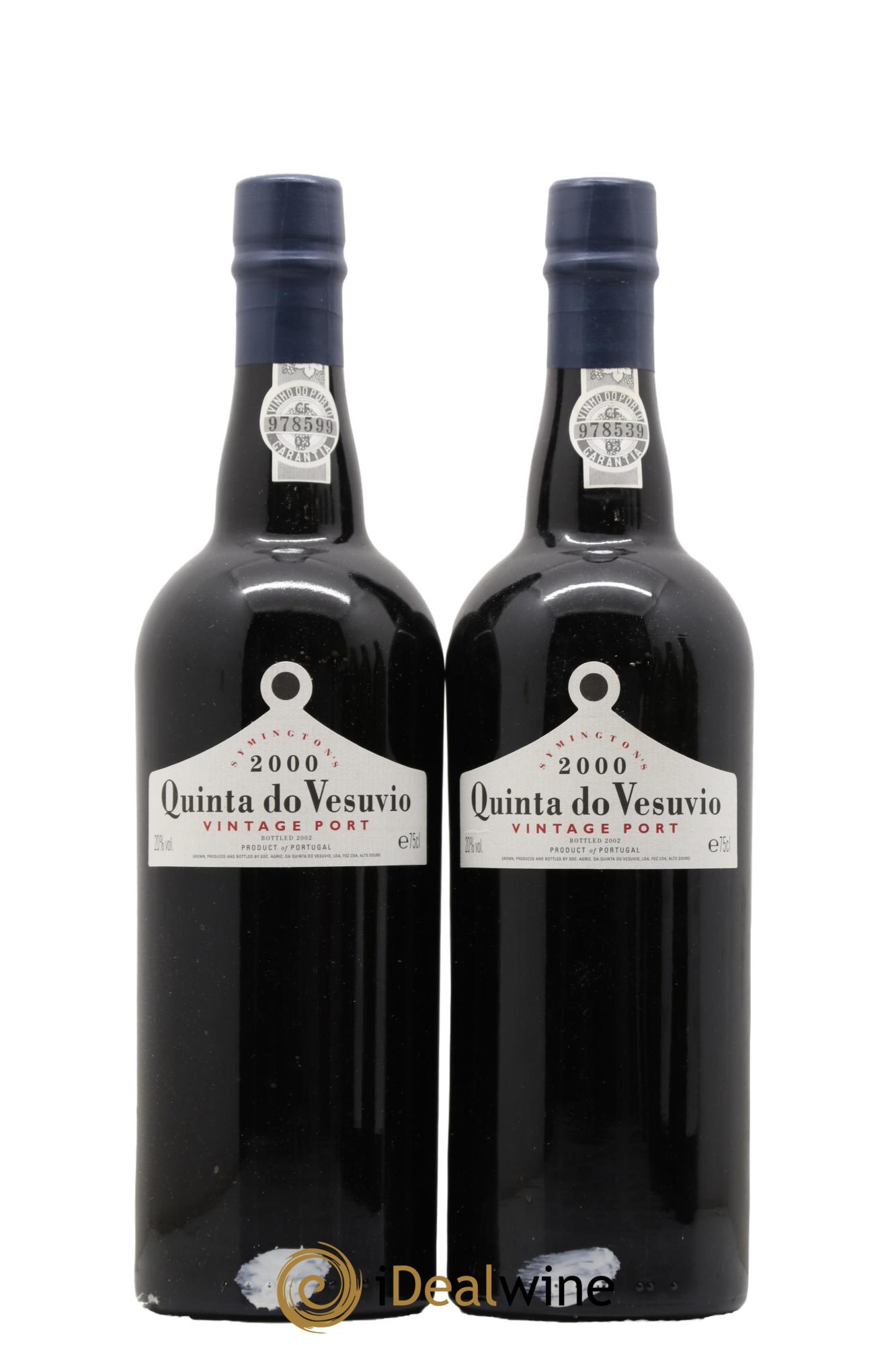 Porto Vintage Quinta Do Vesuvio 2000 - Lot de 2 bouteilles - 0