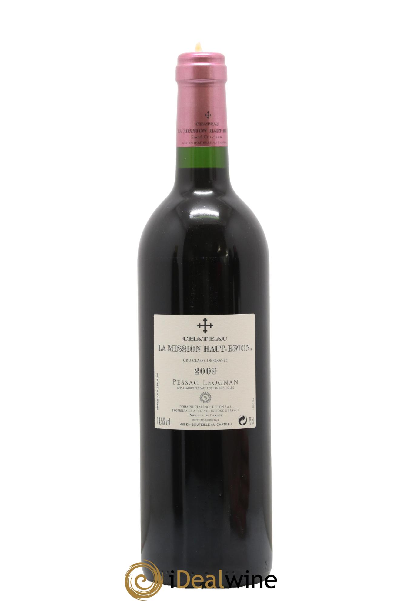 Château la Mission Haut-Brion Cru Classé de Graves 2009 - Lot of 1 bottle - 1