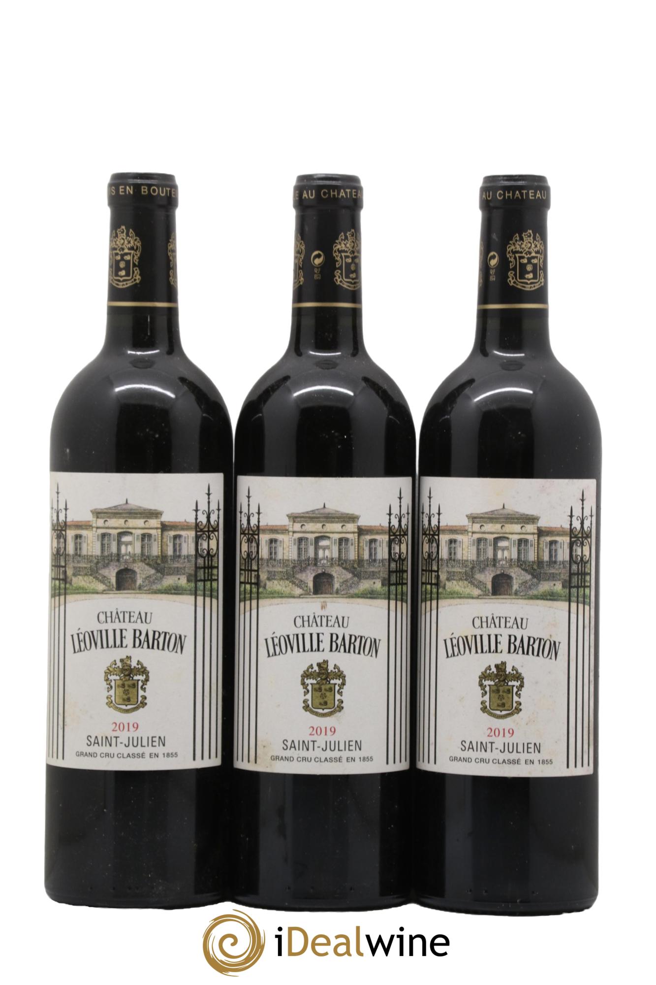 Château Léoville Barton 2ème Grand Cru Classé 2019 - Lot of 3 bottles - 0