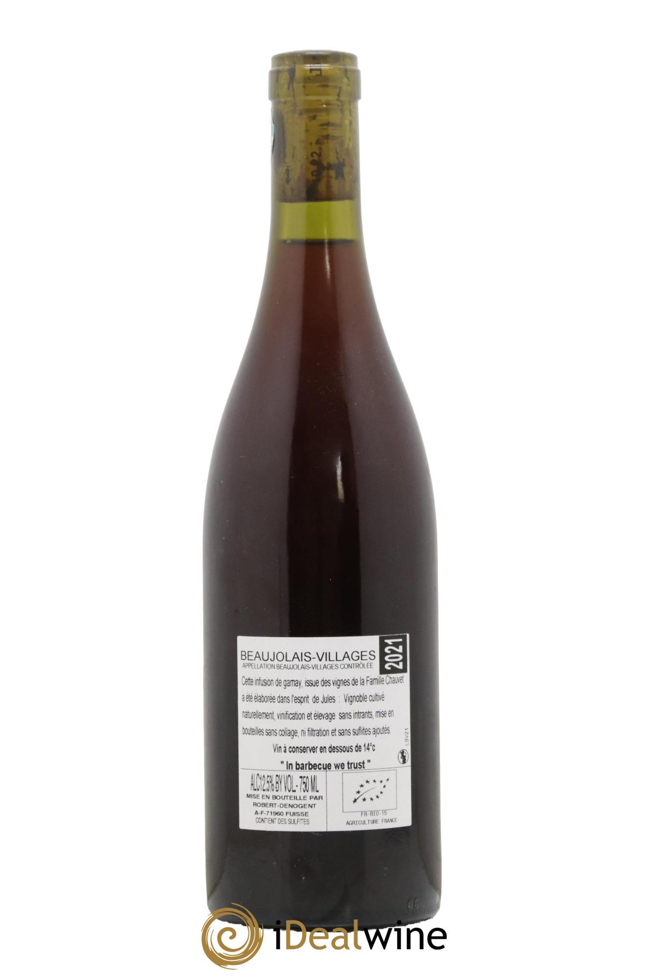 Beaujolais Jules Chauvet Robert Denogent (Domaine) 2021 - Lot of 1 bottle - 1