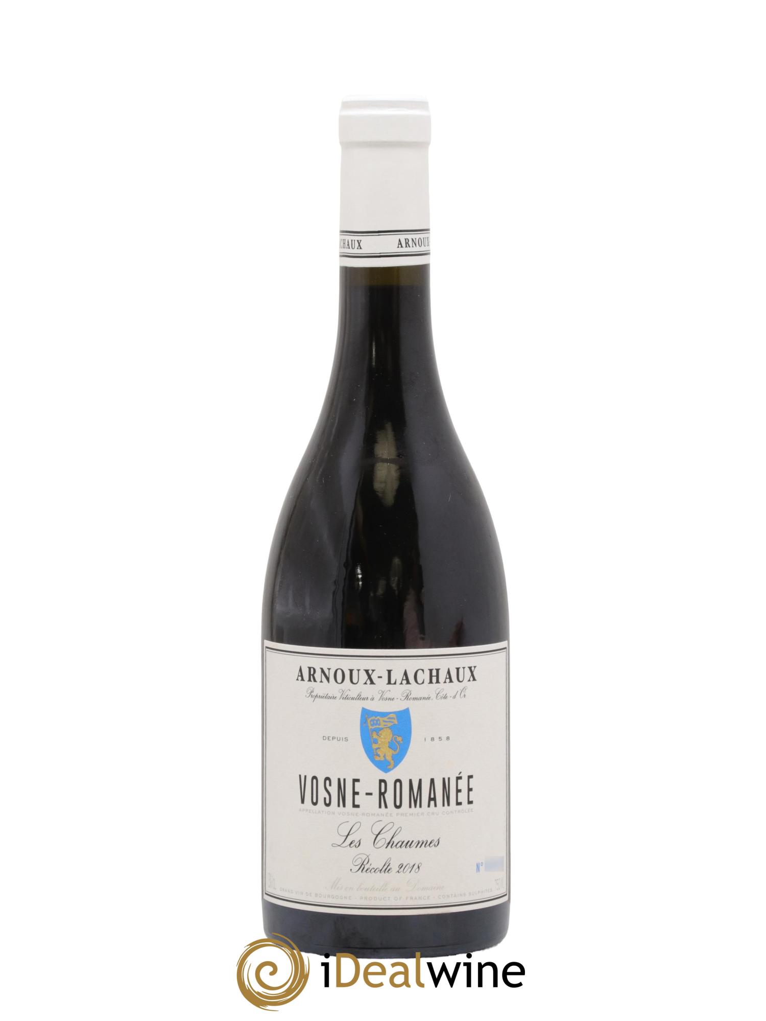 Vosne-Romanée 1er Cru Les Chaumes Arnoux-Lachaux (Domaine) 2018 - Lot of 1 bottle - 0