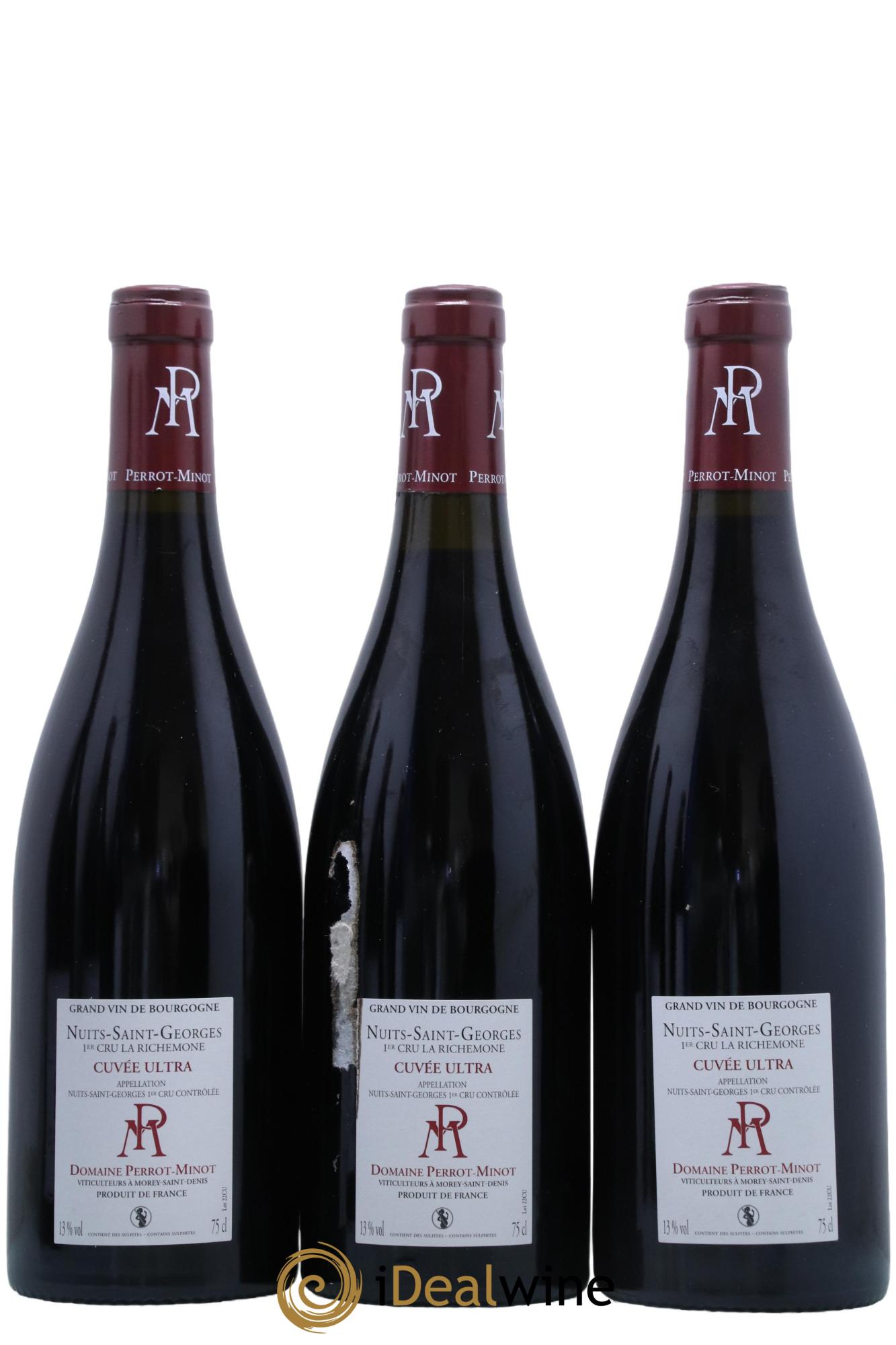 Nuits-Saint-Georges 1er Cru La Richemone Cuvée Ultra Vieilles Vignes Perrot-Minot 2018 - Lotto di 6 bottiglie - 2