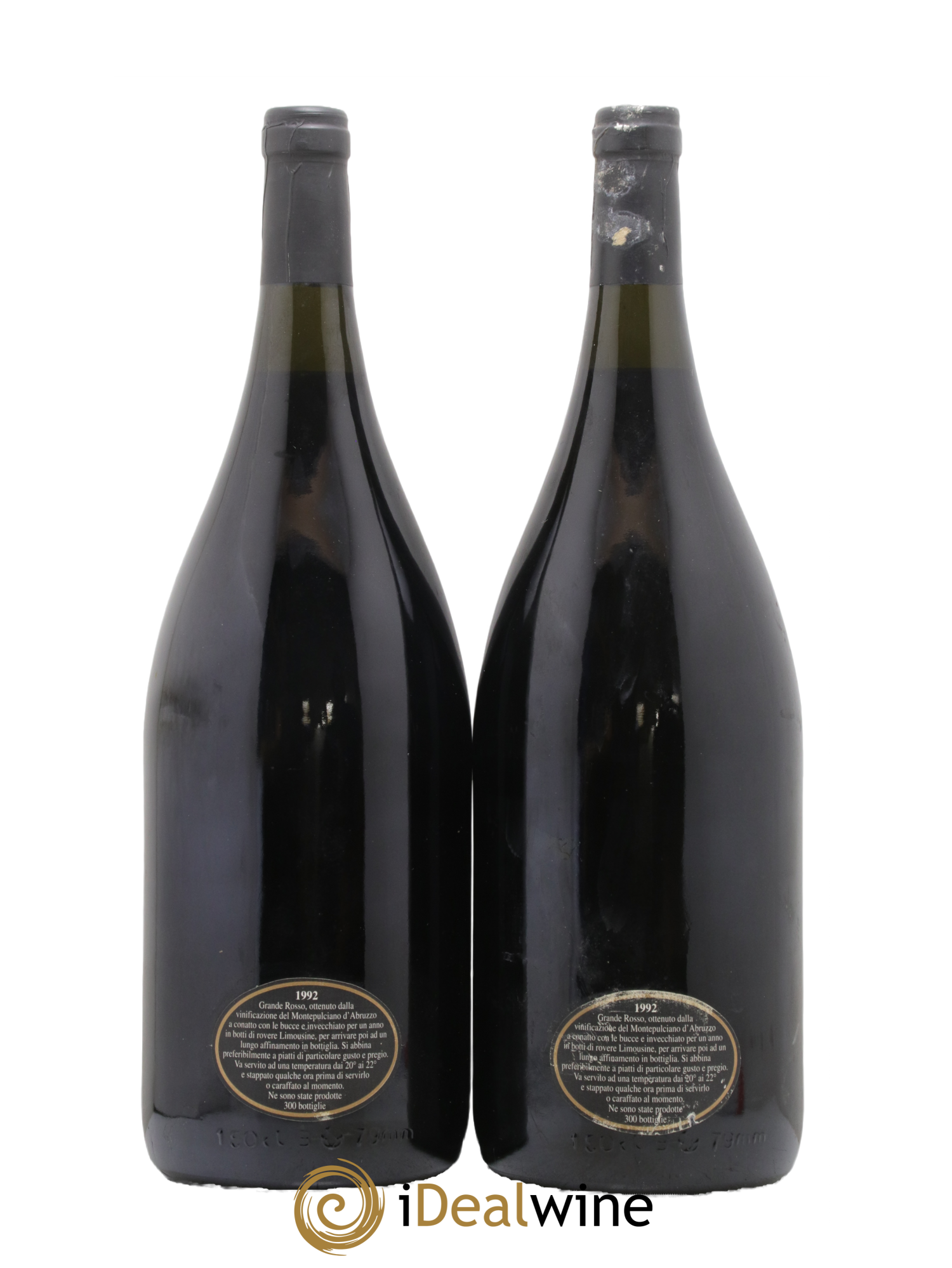 Montepulciano d'Abruzzo Villa Gemma Masciarelli 1992 - Lot of 2 magnums - 1