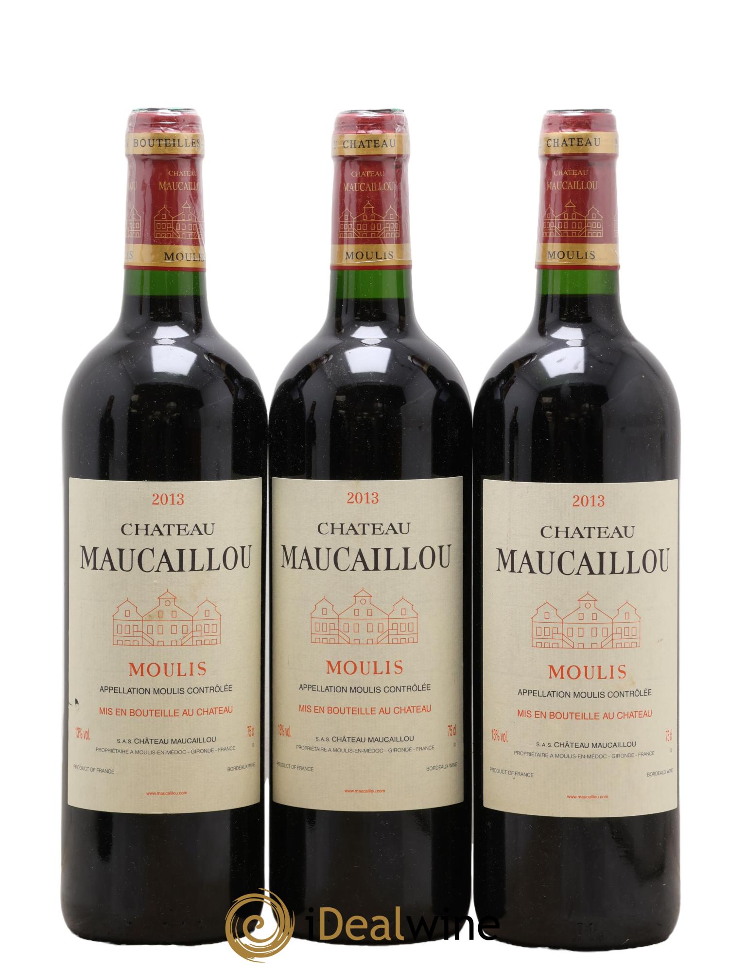 Château Maucaillou 2013 - Posten von 3 Flaschen - 0