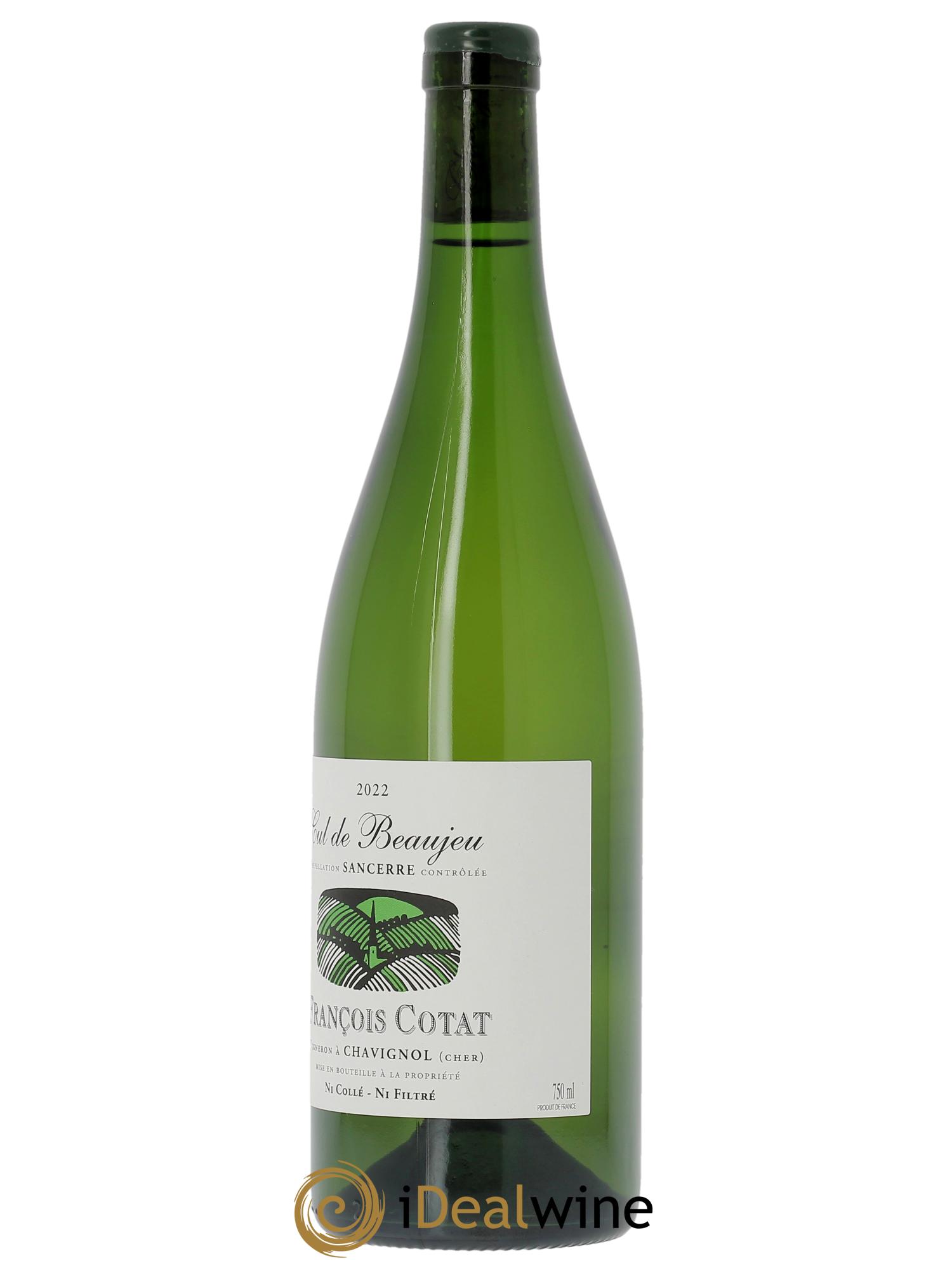 Sancerre Les Culs de Beaujeu François Cotat  2022 - Lot de 1 bouteille - 1