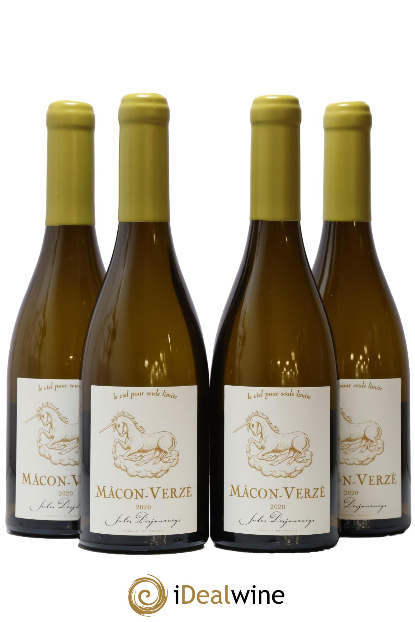 Mâcon-Verzé Jules Desjourneys 2020 - Lot de 4 bouteilles - 0