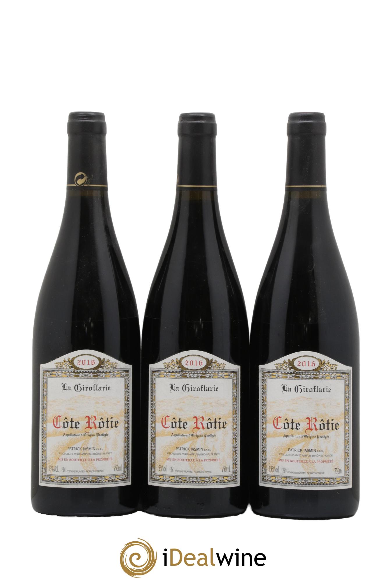 Côte-Rôtie La Giroflarie Jasmin (Domaine) 2016 - Lot de 3 bouteilles - 0