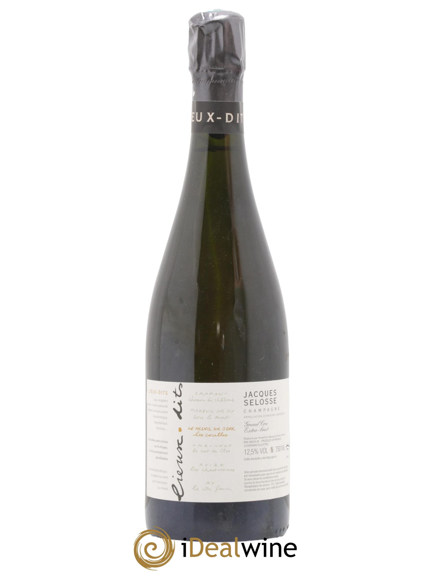 Les Carelles Blanc de Blancs Jacques Selosse - Lot de 1 bouteille - 0