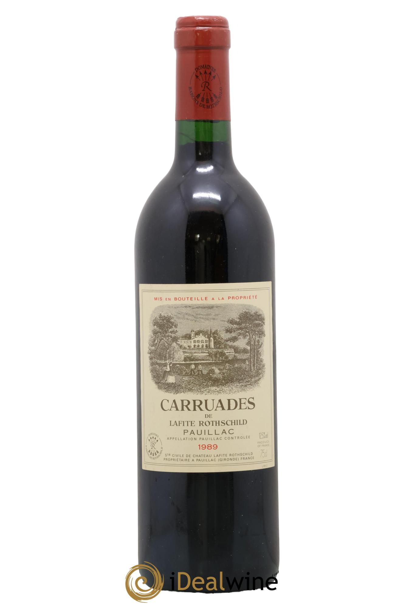 Carruades de Lafite Rothschild Second Vin 1989 - Lot of 1 bottle - 0