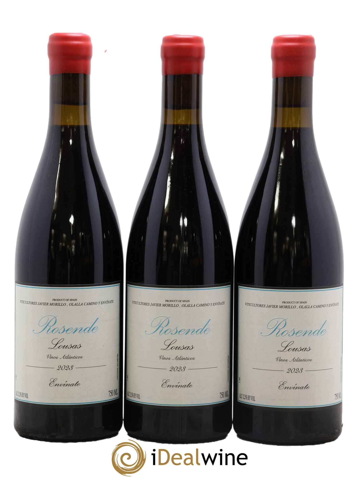 Espagne Vinos Atlanticos Rosende Lousas Envinate 2023 - Lot of 3 bottles - 0