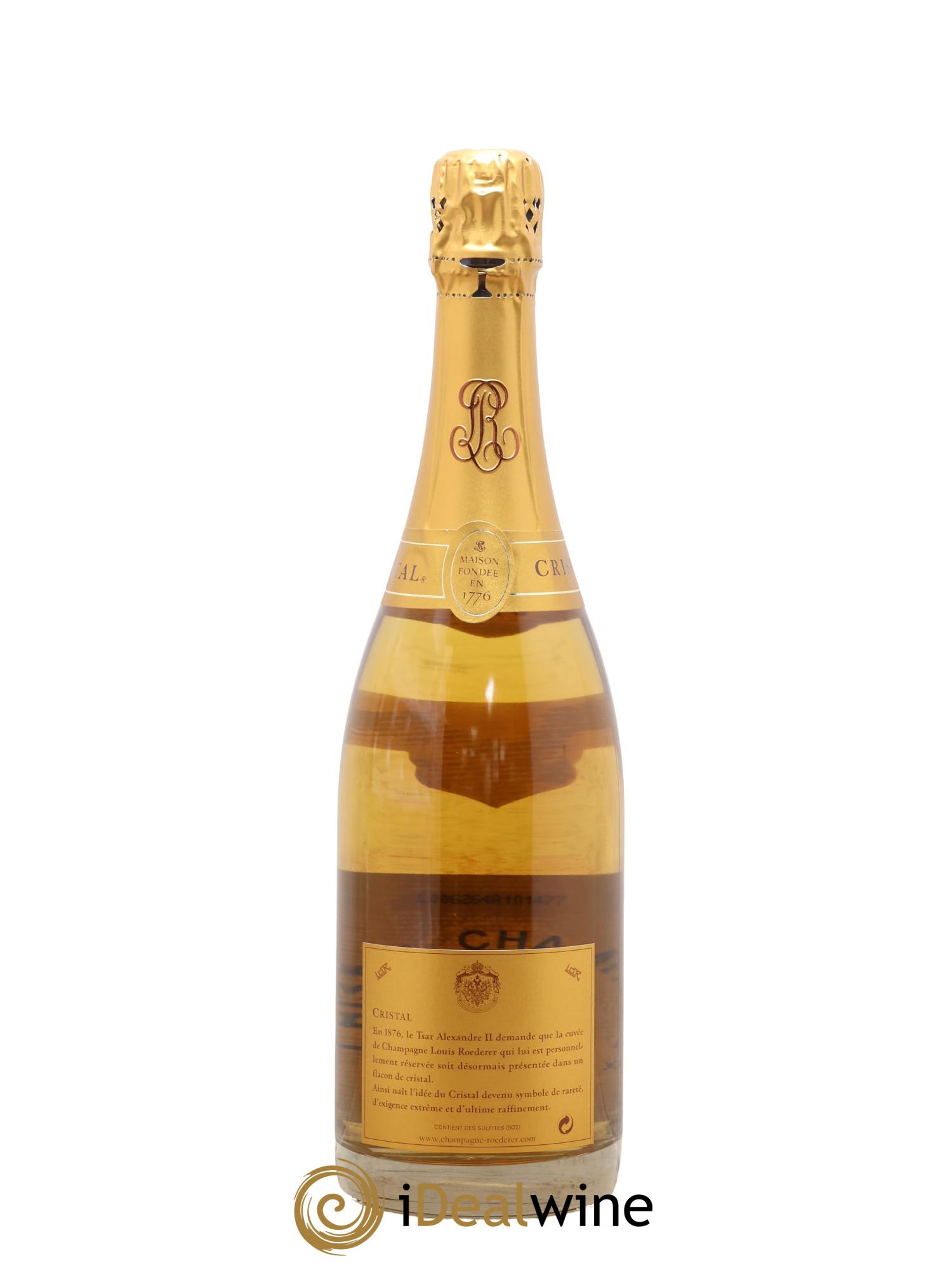 Cristal Louis Roederer 2000 - Lot de 1 bouteille - 1