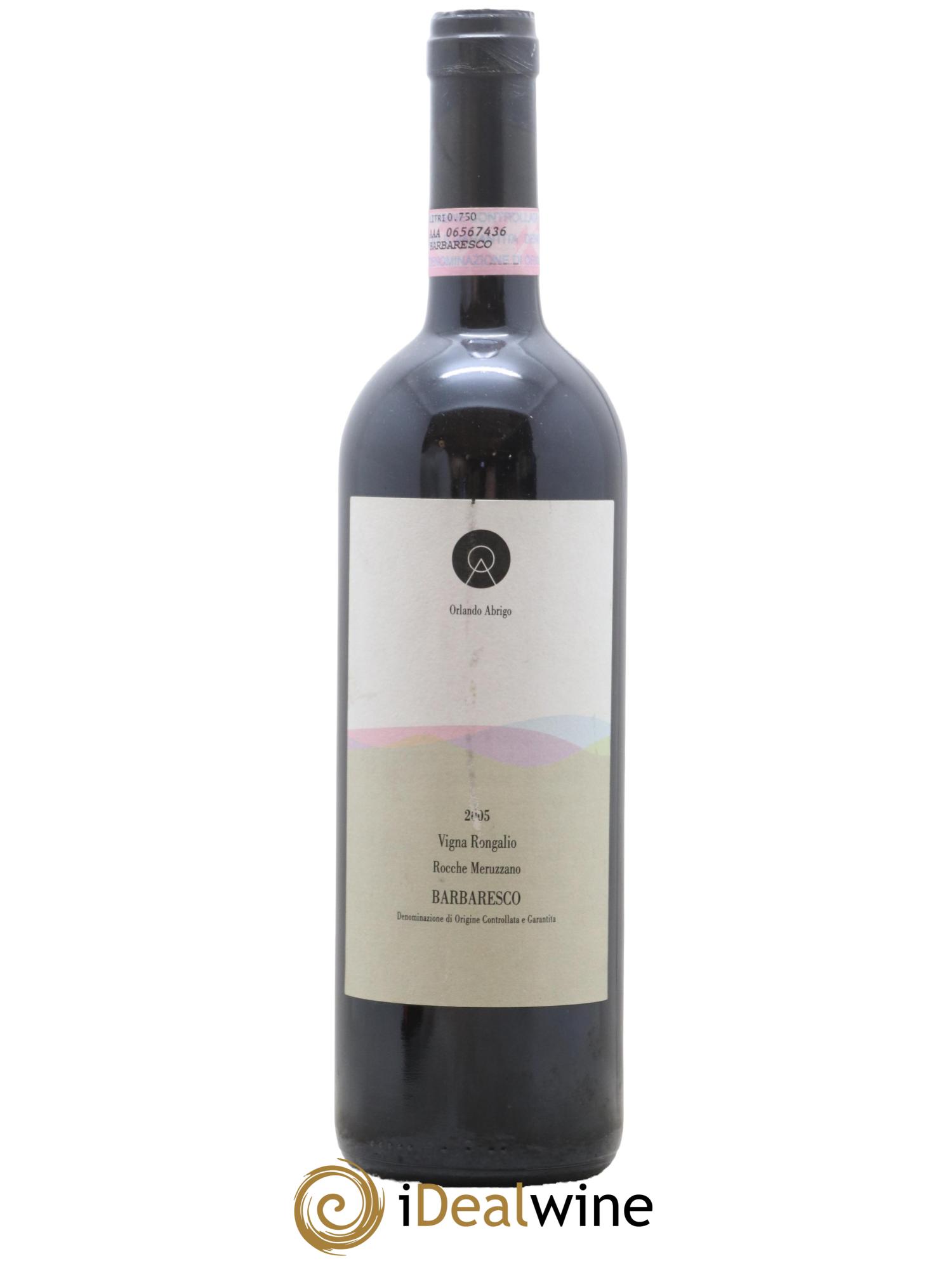 Barbaresco DOCG Vigna Rongaglio Orlando Abrigo 2005 - Lot of 1 bottle - 0