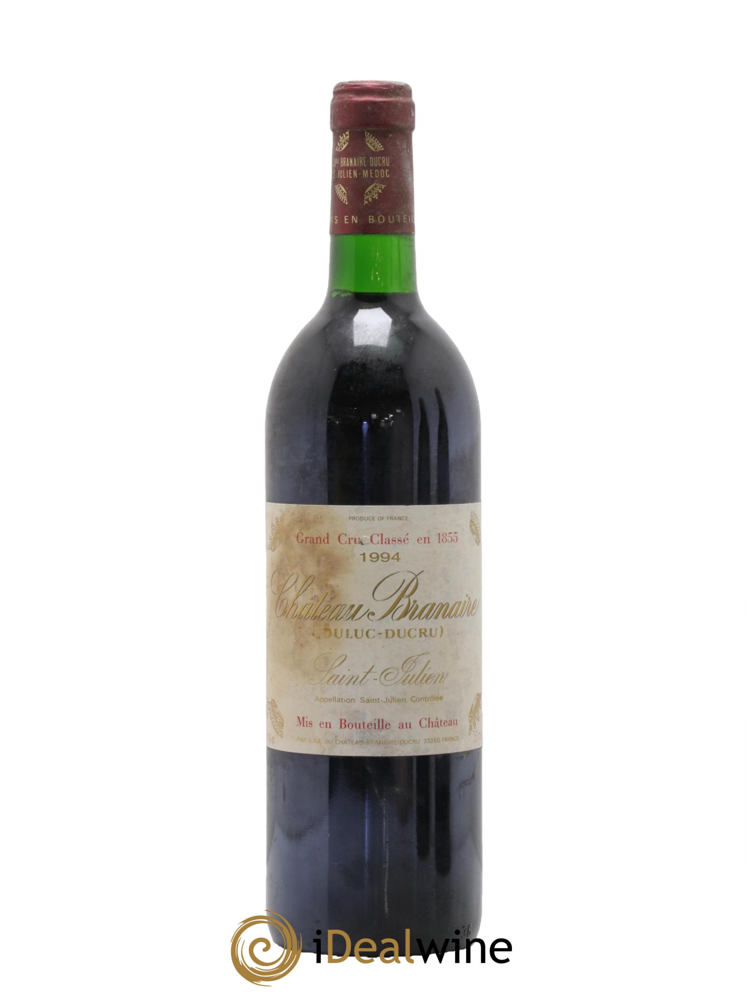 Château Branaire Ducru 4ème Grand Cru Classé 1994 - Lot de 1 bouteille - 0