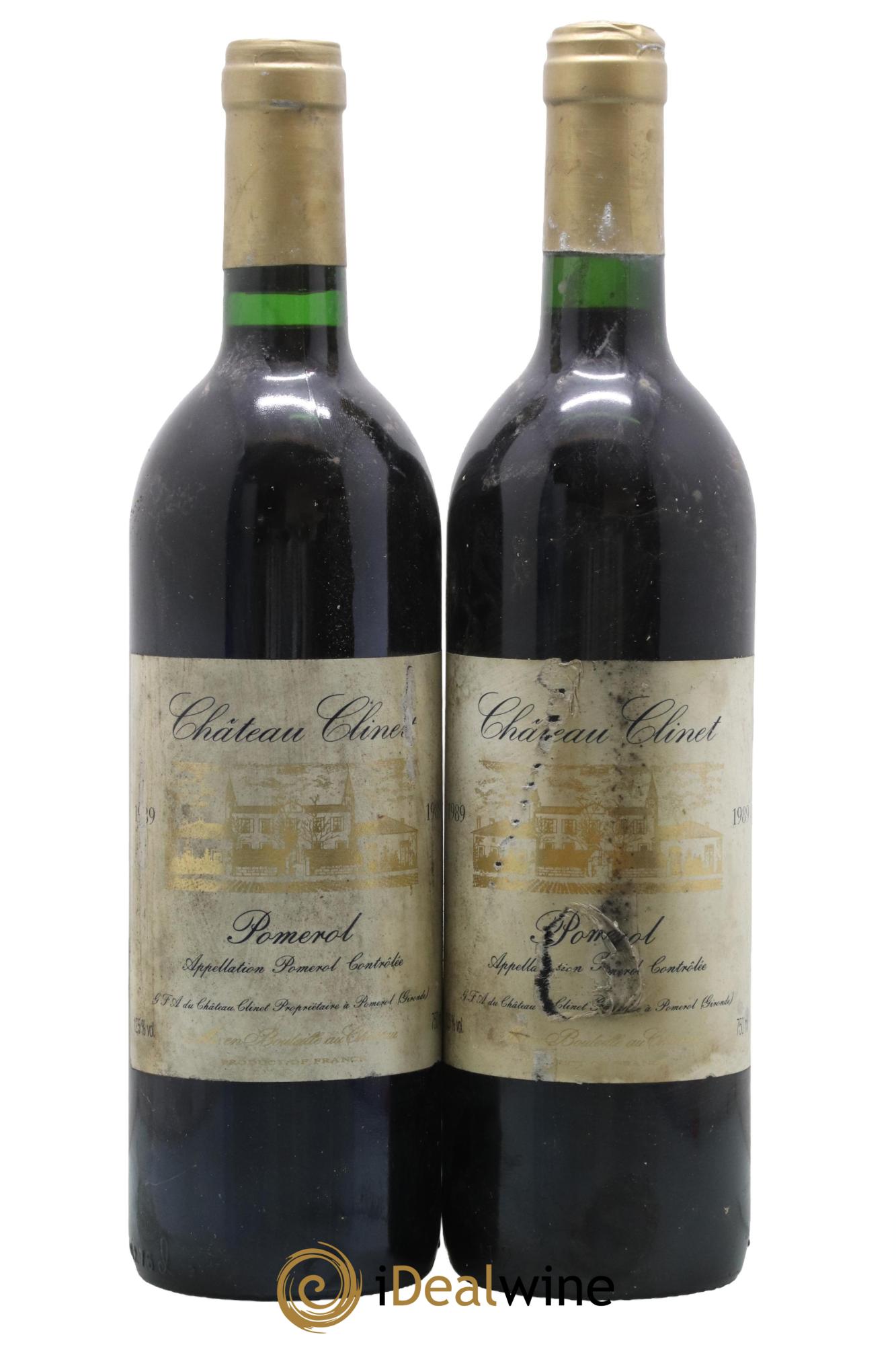 Château Clinet 1989 - Lot de 2 bouteilles - 0