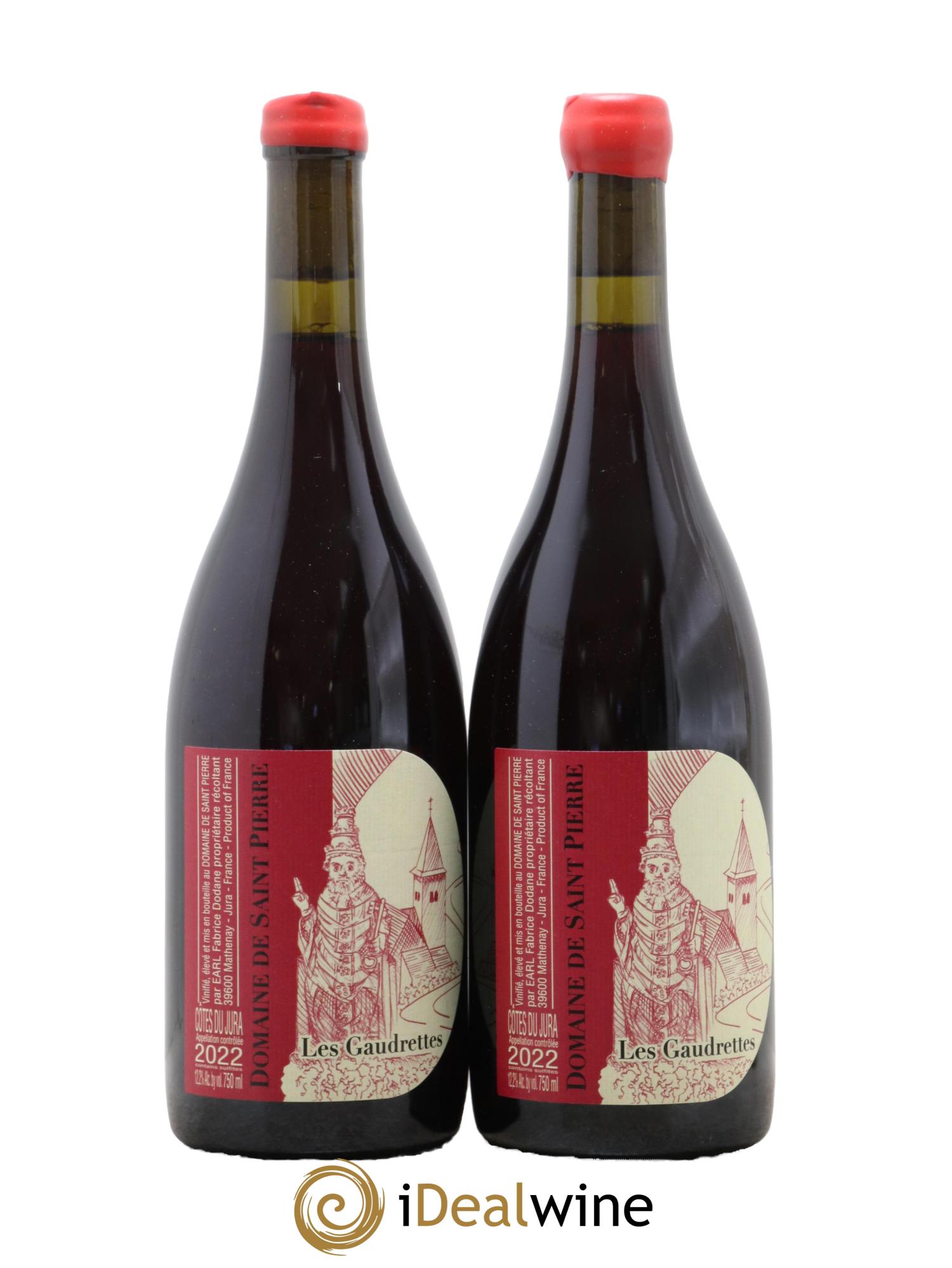 Côtes du Jura Les Gaudrettes Domaine de Saint-Pierre 2022 - Posten von 2 Flaschen - 0