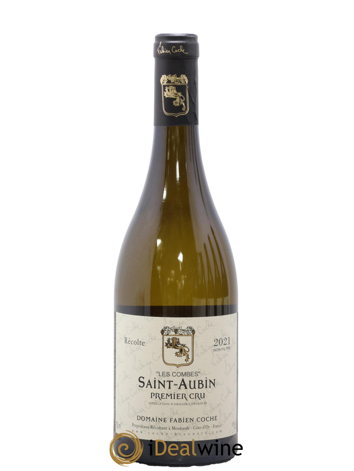 Saint-Aubin 1er Cru Les Combes Fabien Coche 2021 - Lot de 1 bouteille - 0
