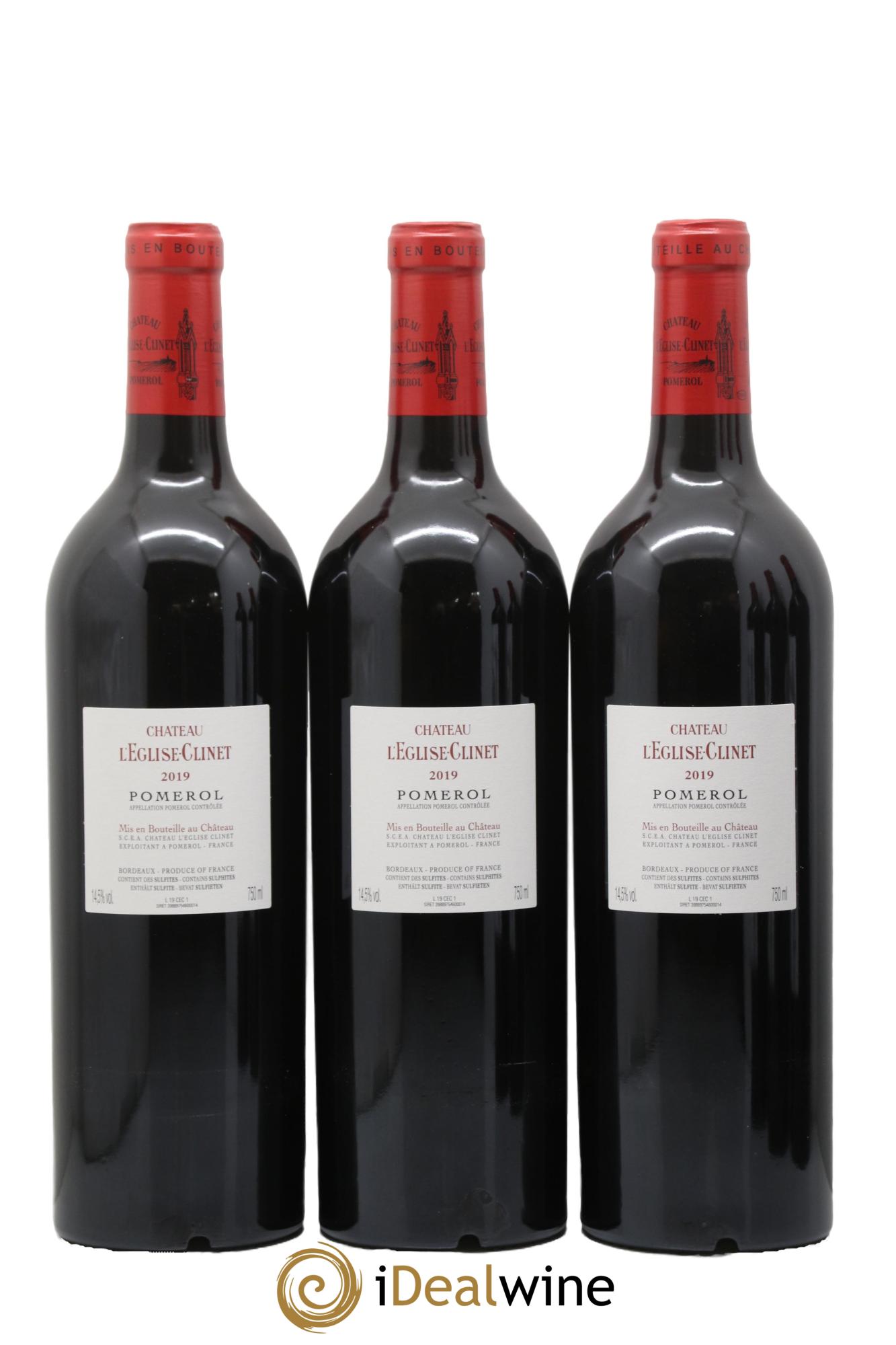 Château l' Église Clinet 2019 - Lot of 6 bottles - 2
