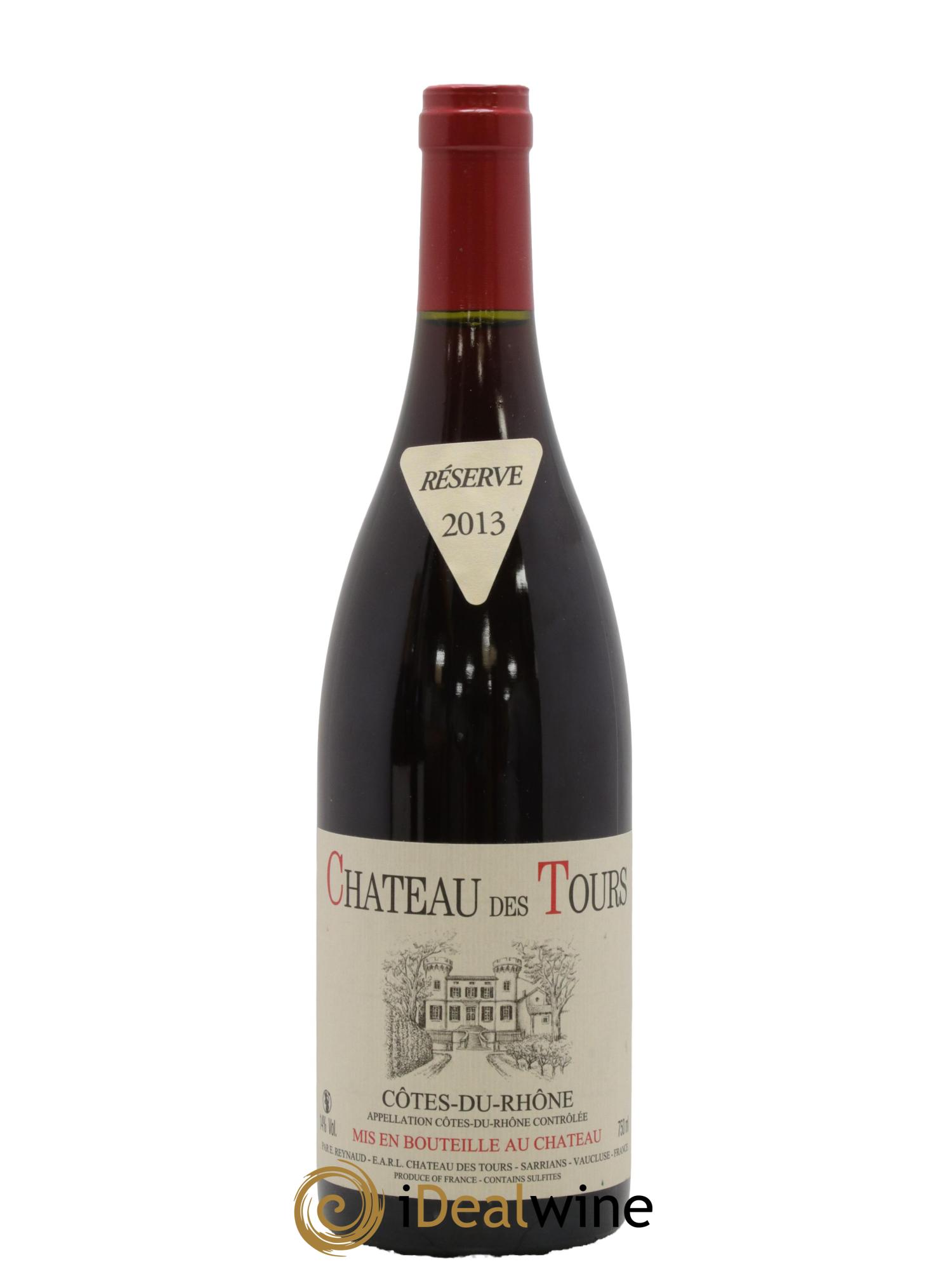 Côtes-du-Rhône Château des Tours Emmanuel Reynaud 2013 - Lot de 1 bouteille - 0