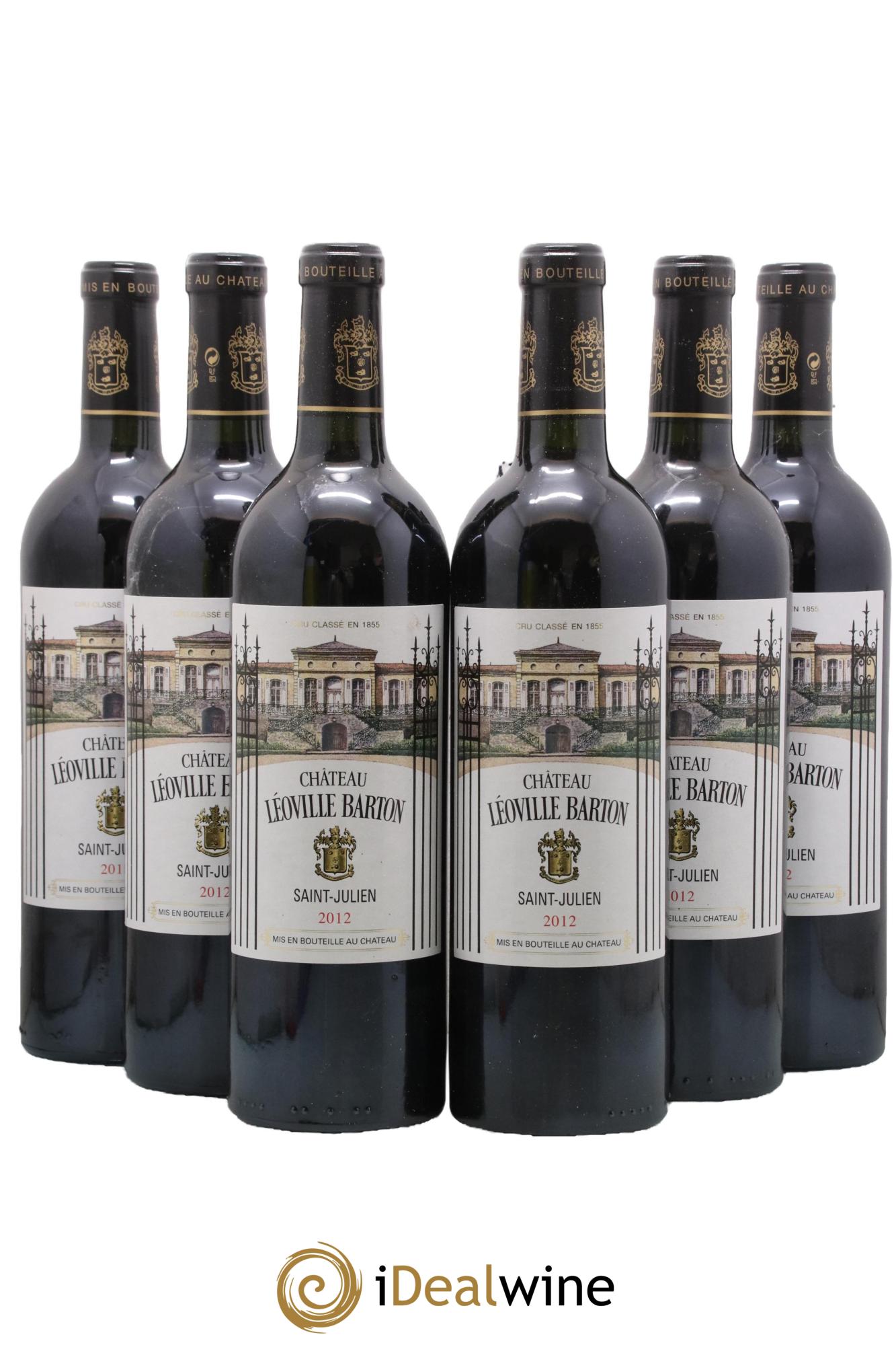 Château Léoville Barton 2ème Grand Cru Classé 2012 - Lot de 6 bouteilles - 0