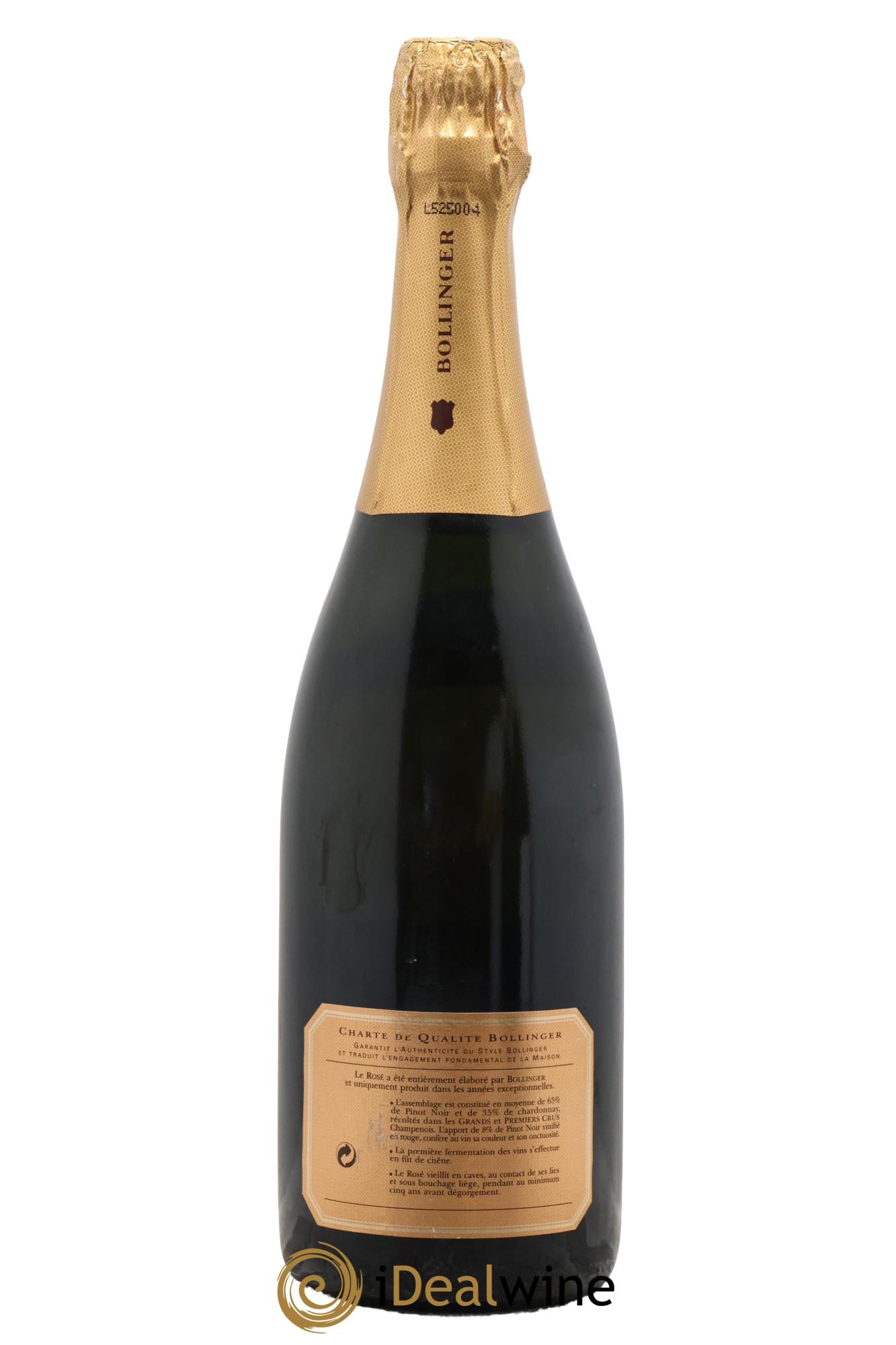 Rosé Brut Bollinger 1985 - Lot of 1 bottle - 1