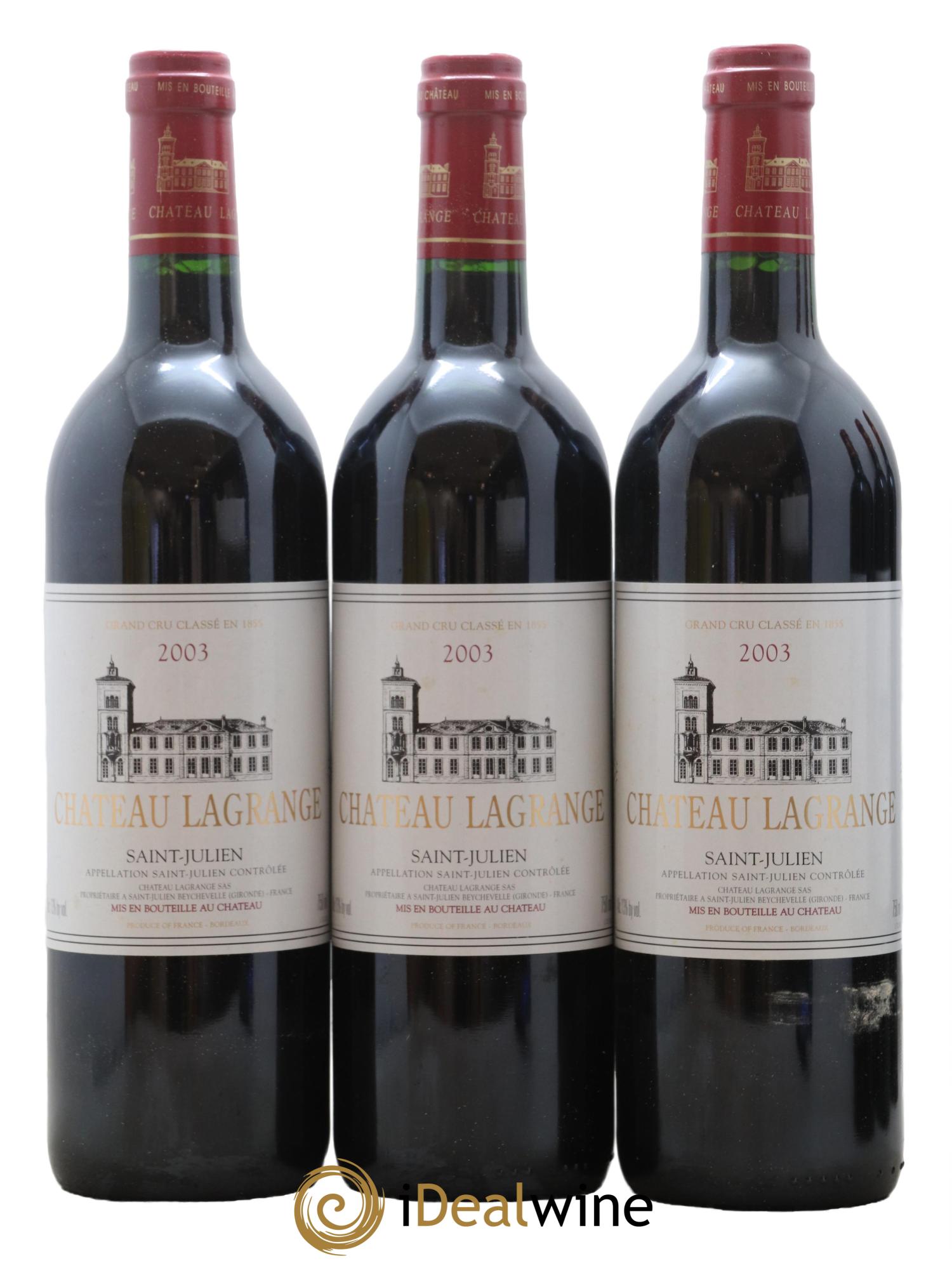 Château Lagrange 3ème Grand Cru Classé 2003 - Lot de 12 bouteilles - 2