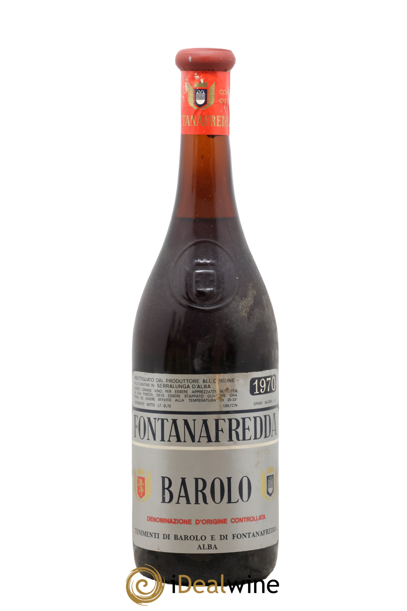 Barolo DOCG Fontanafredda 1970 - Lotto di 1 bottiglia - 0
