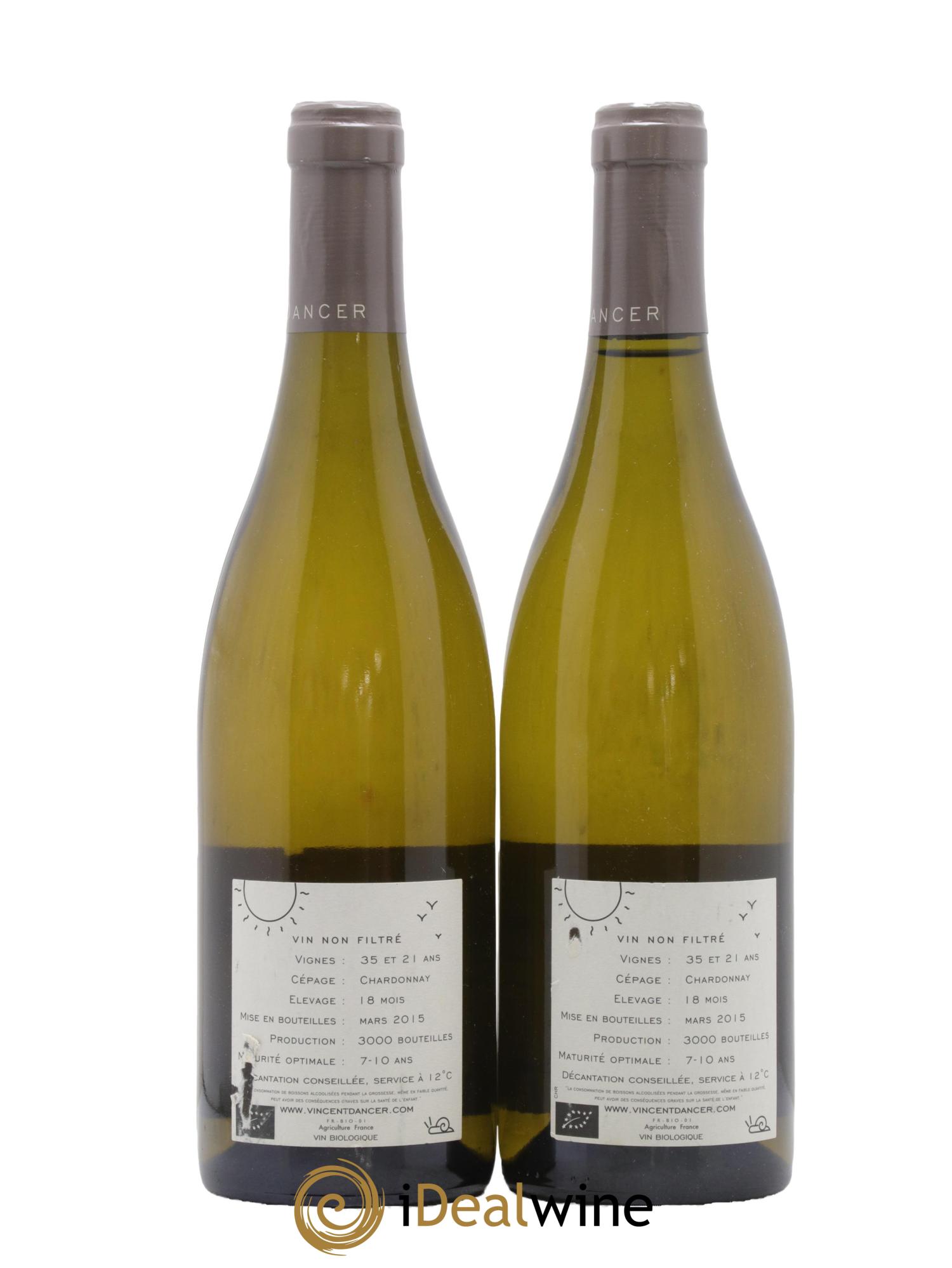 Chassagne-Montrachet 1er Cru La Romanée Vincent Dancer  2013 - Lot of 2 bottles - 1