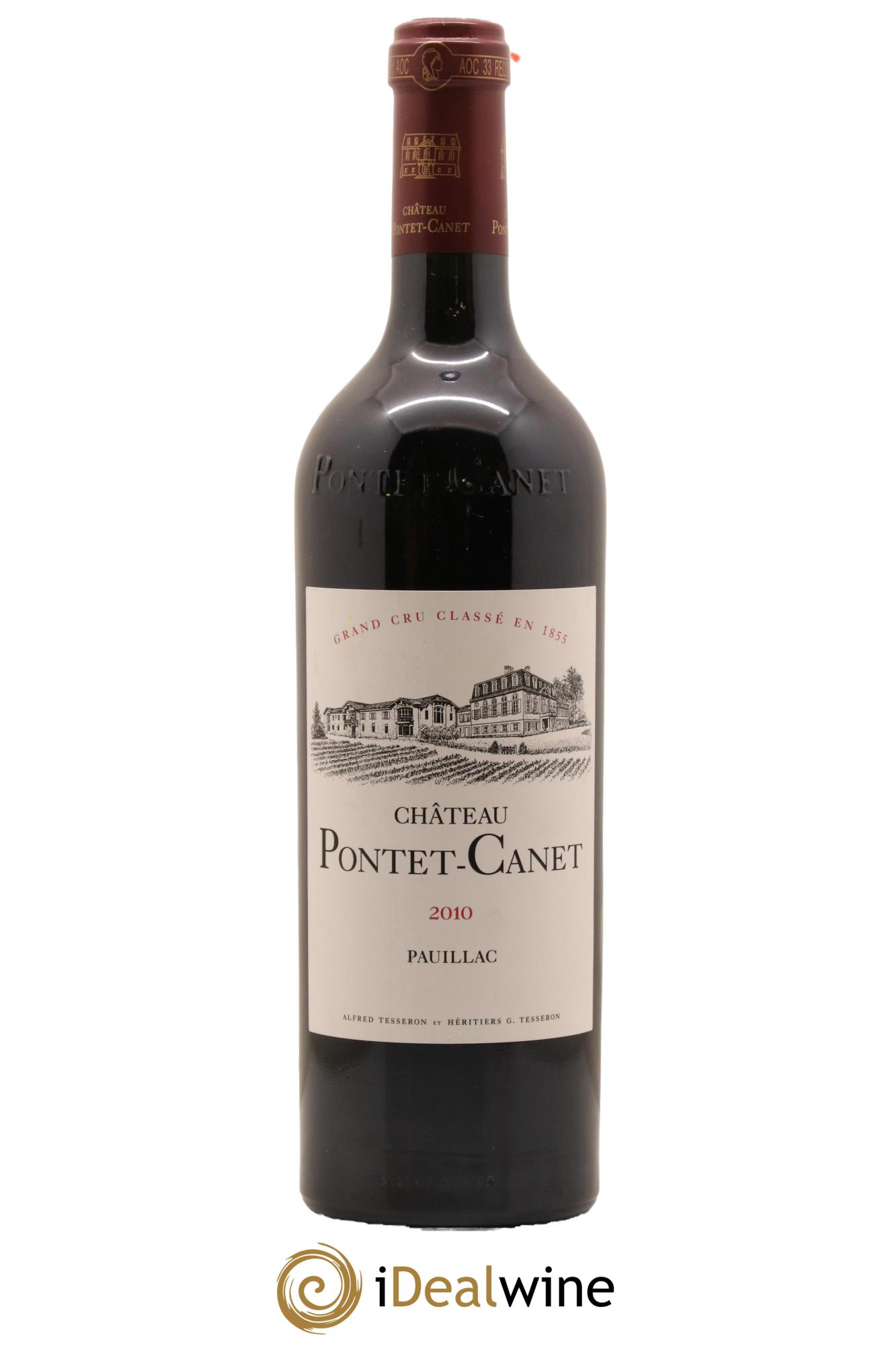 Château Pontet Canet 5ème Grand Cru Classé 2010 - Lot de 1 bouteille - 0