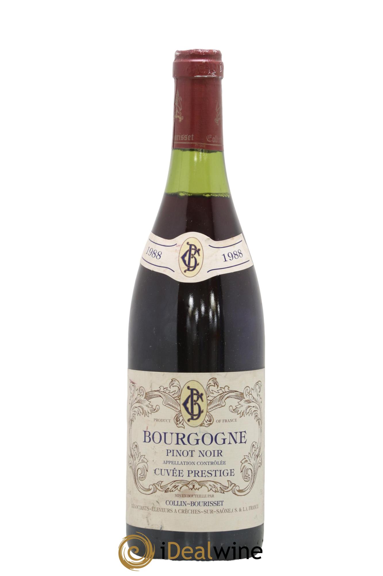 Bourgogne Pinot Noir Cuvée Prestige Collin Bourisset 1988 - Lot de 1 bouteille - 0