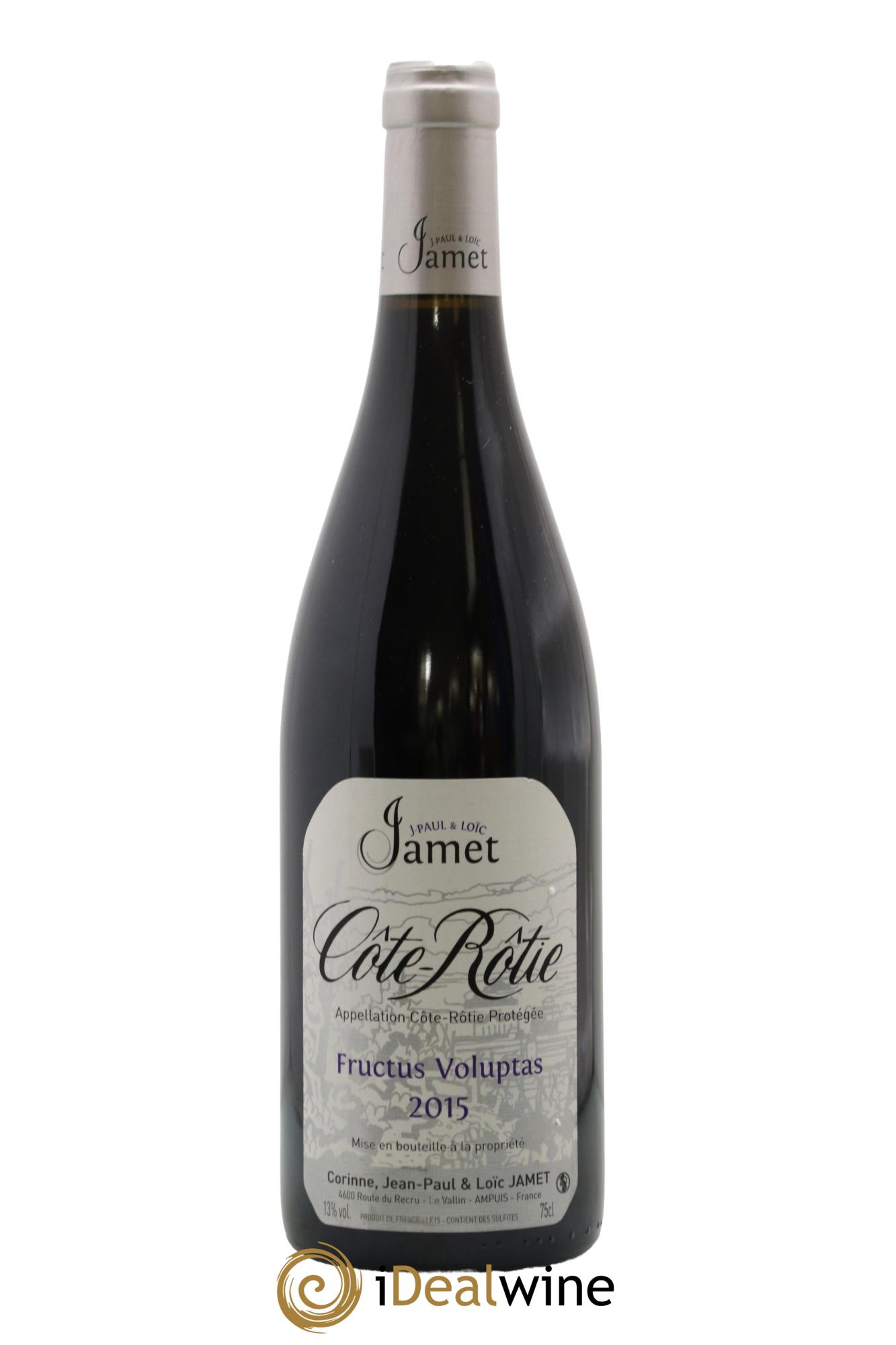 Côte-Rôtie Fructus Voluptas Jamet (Domaine) 2015 - Lot of 1 bottle - 0