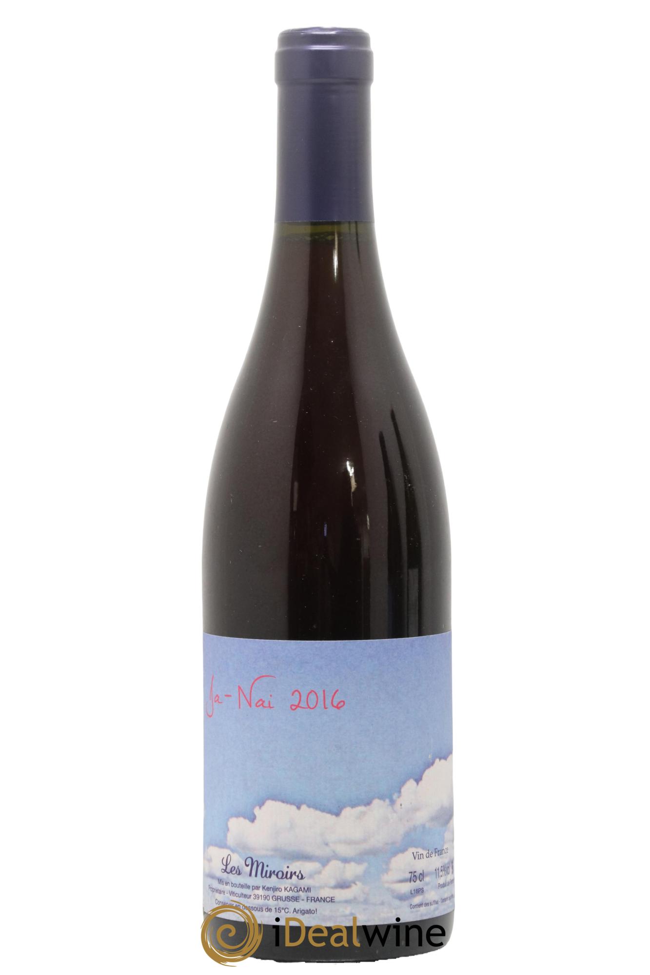 Vin de France Ja Nai Les Saugettes Kenjiro Kagami - Domaine des Miroirs 2016 - Lot de 1 bouteille - 0