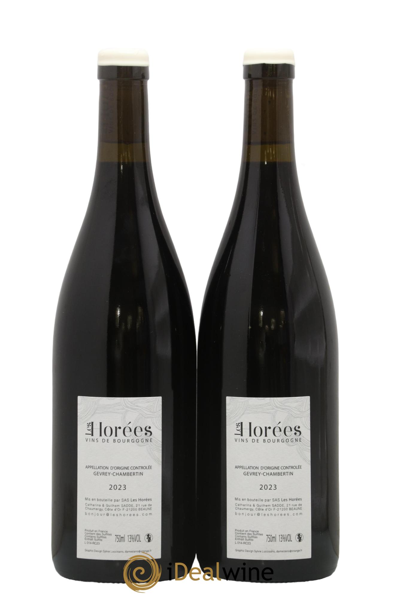 Gevrey-Chambertin J'écris ton nom Les Horées J'écris Ton Nom Les Horées 2023 - Posten von 2 Flaschen - 1