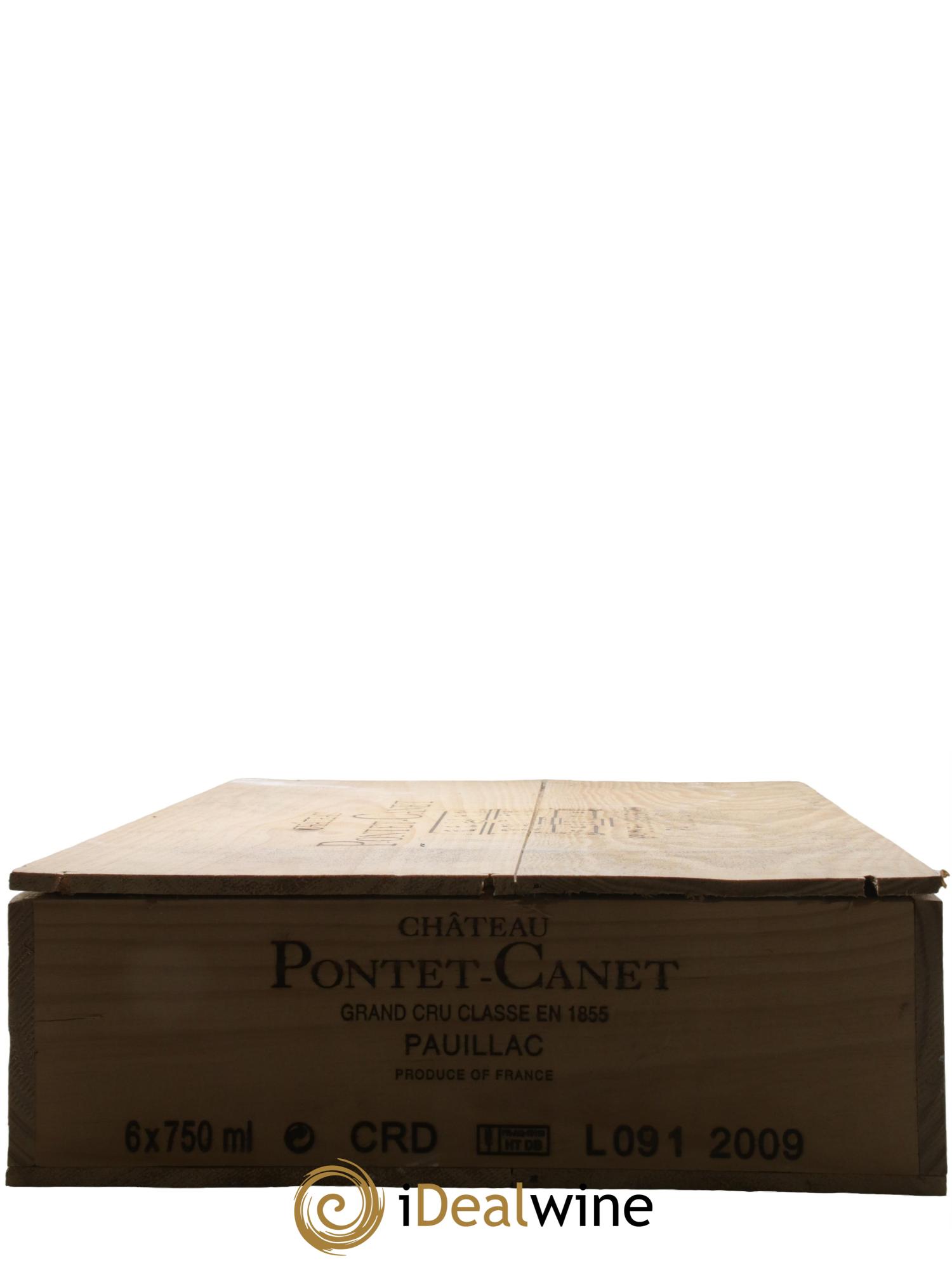 Château Pontet Canet 5ème Grand Cru Classé 2009 - Lotto di 6 bottiglie - 3