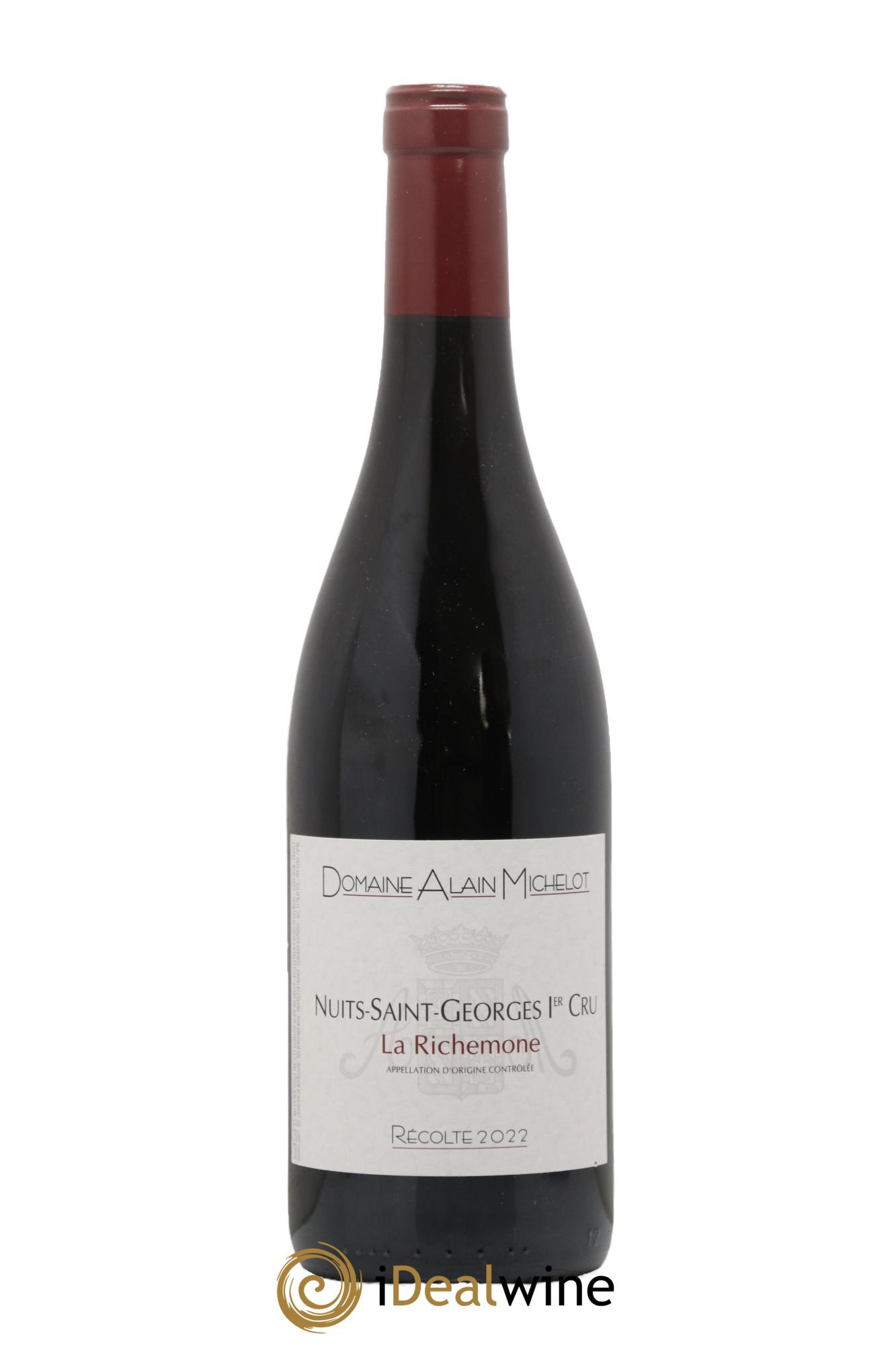 Nuits-Saint-Georges 1er Cru La Richemone Alain Michelot (Domaine) 2022 - Lot de 1 bouteille - 0