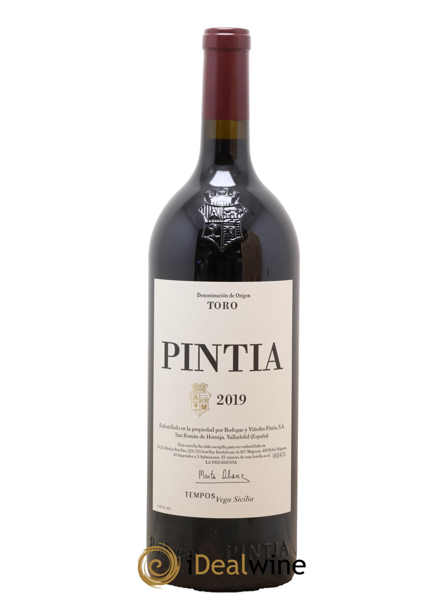 Toro DO Vega Sicilia Pintia Famille Alvarez 2019 - Lot of 1 magnum - 1