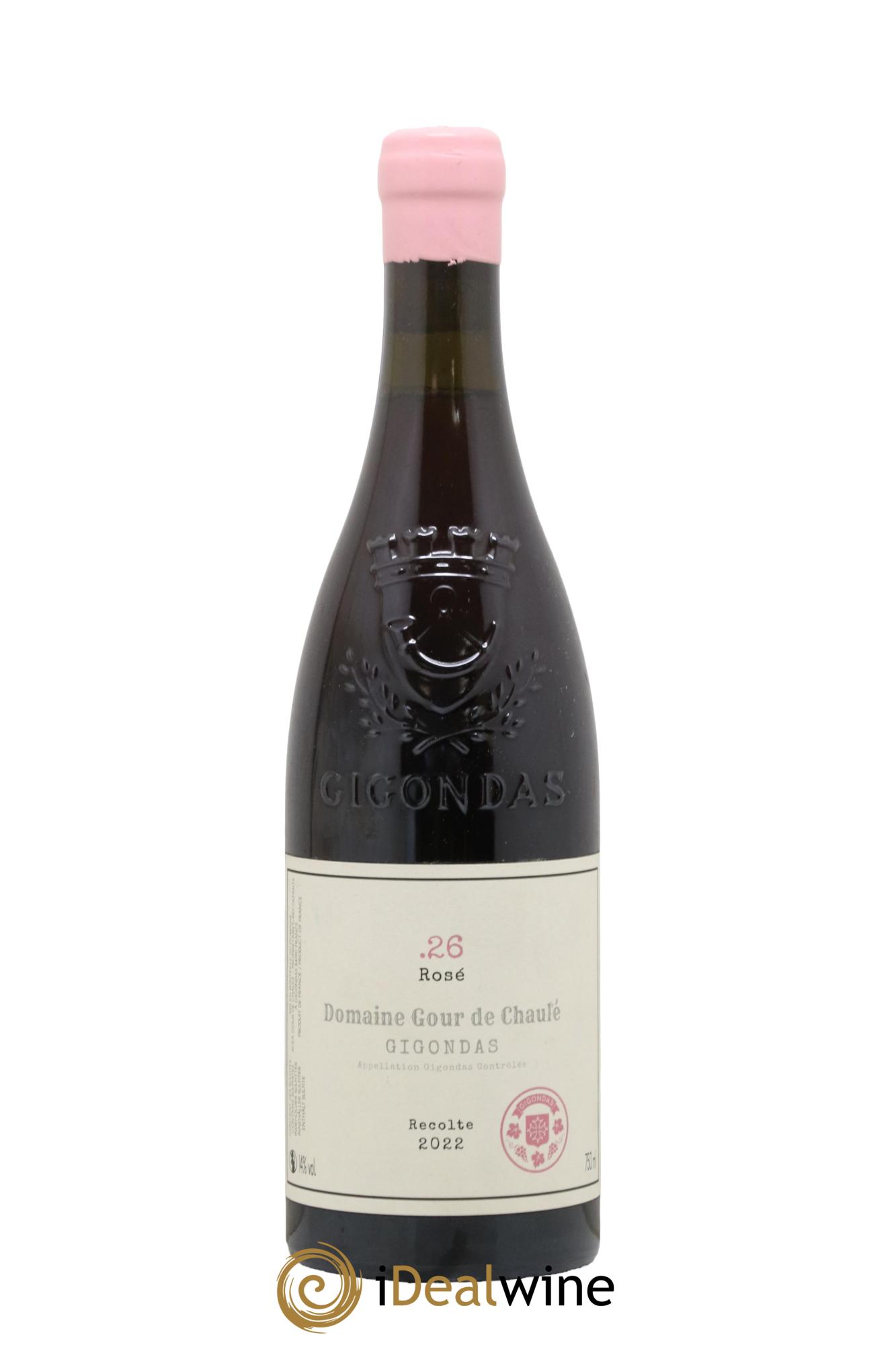 Côtes-du-Rhône Gigondas Rosé .26 Gour de Chaulé 2023 - Posten von 1 Flasche - 0