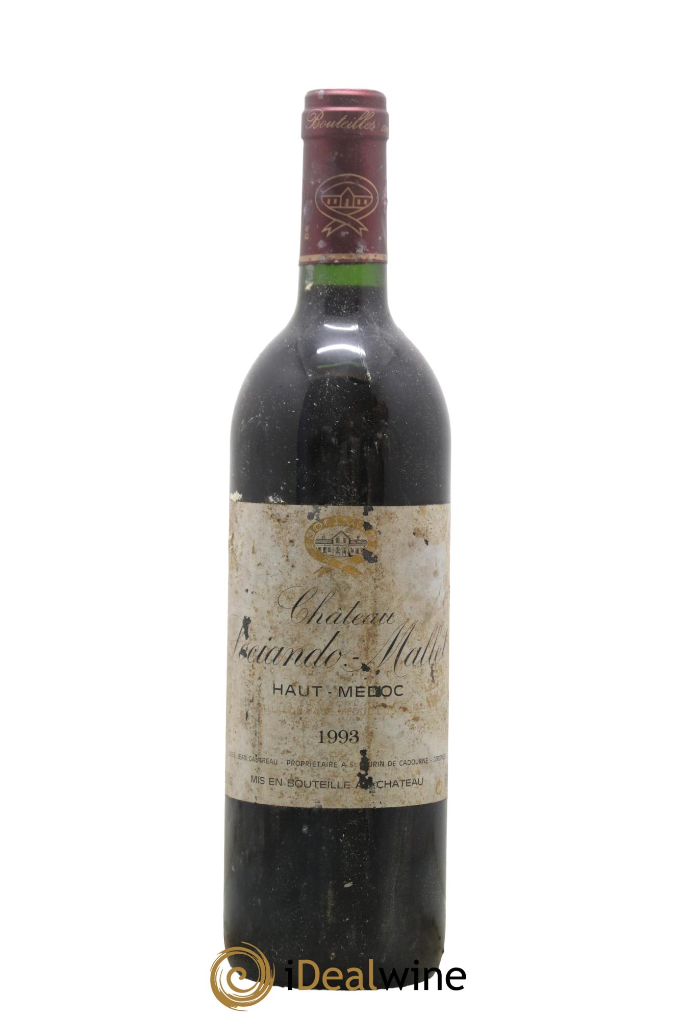 Château Sociando Mallet 1993 - Lotto di 1 bottiglia - 0