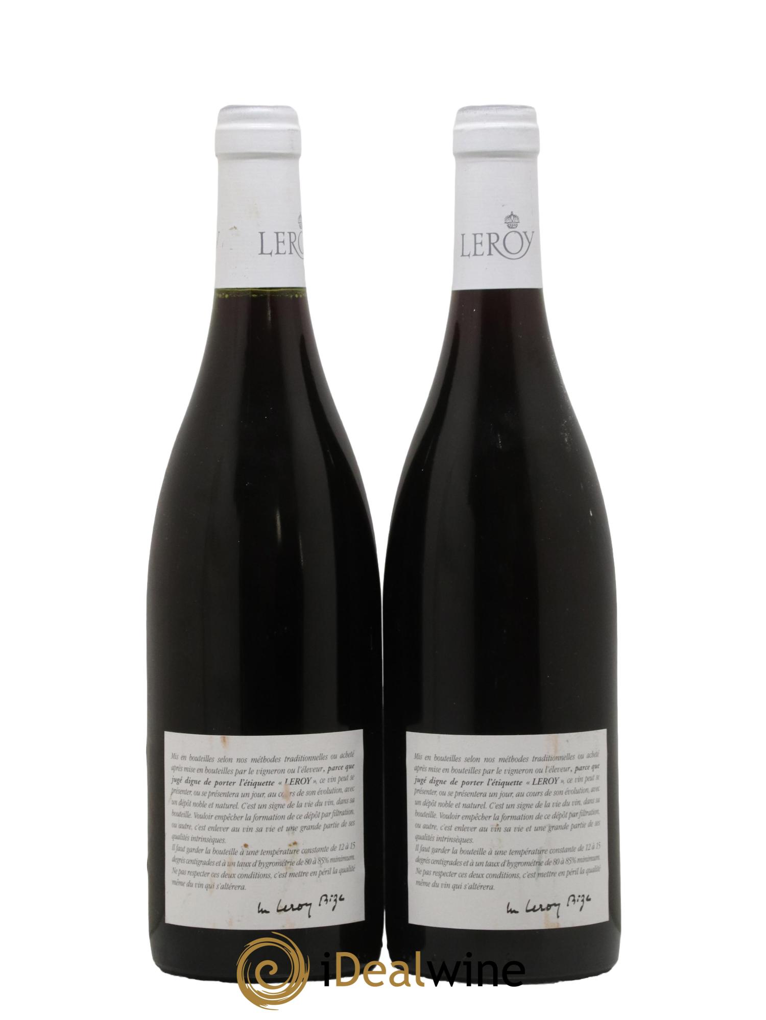 Santenay Leroy SA 1999 - Lot de 2 bouteilles - 1