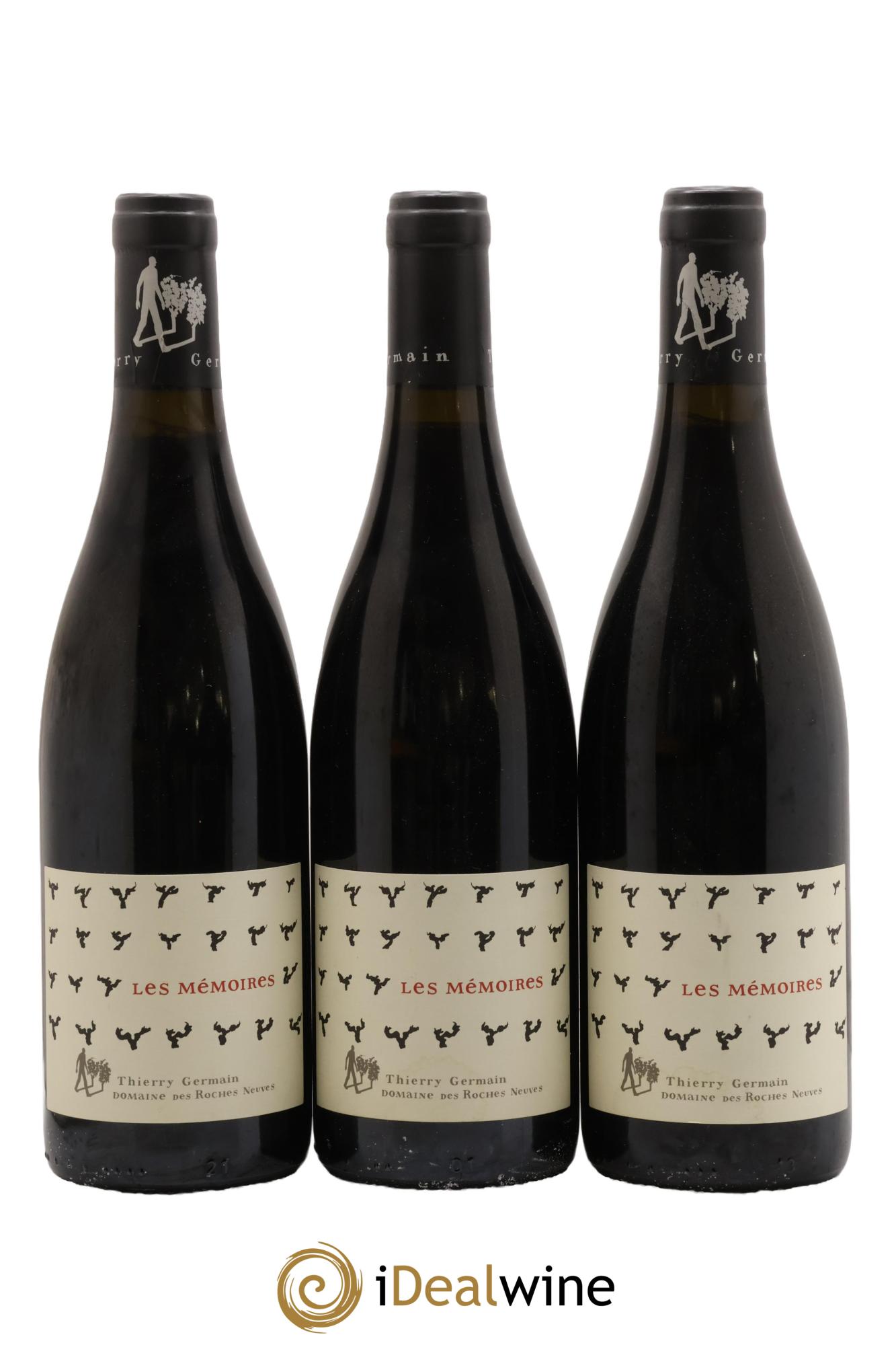 Saumur-Champigny Les Mémoires Domaine des Roches Neuves - Thierry Germain 2016 - Lotto di 3 bottiglie - 0