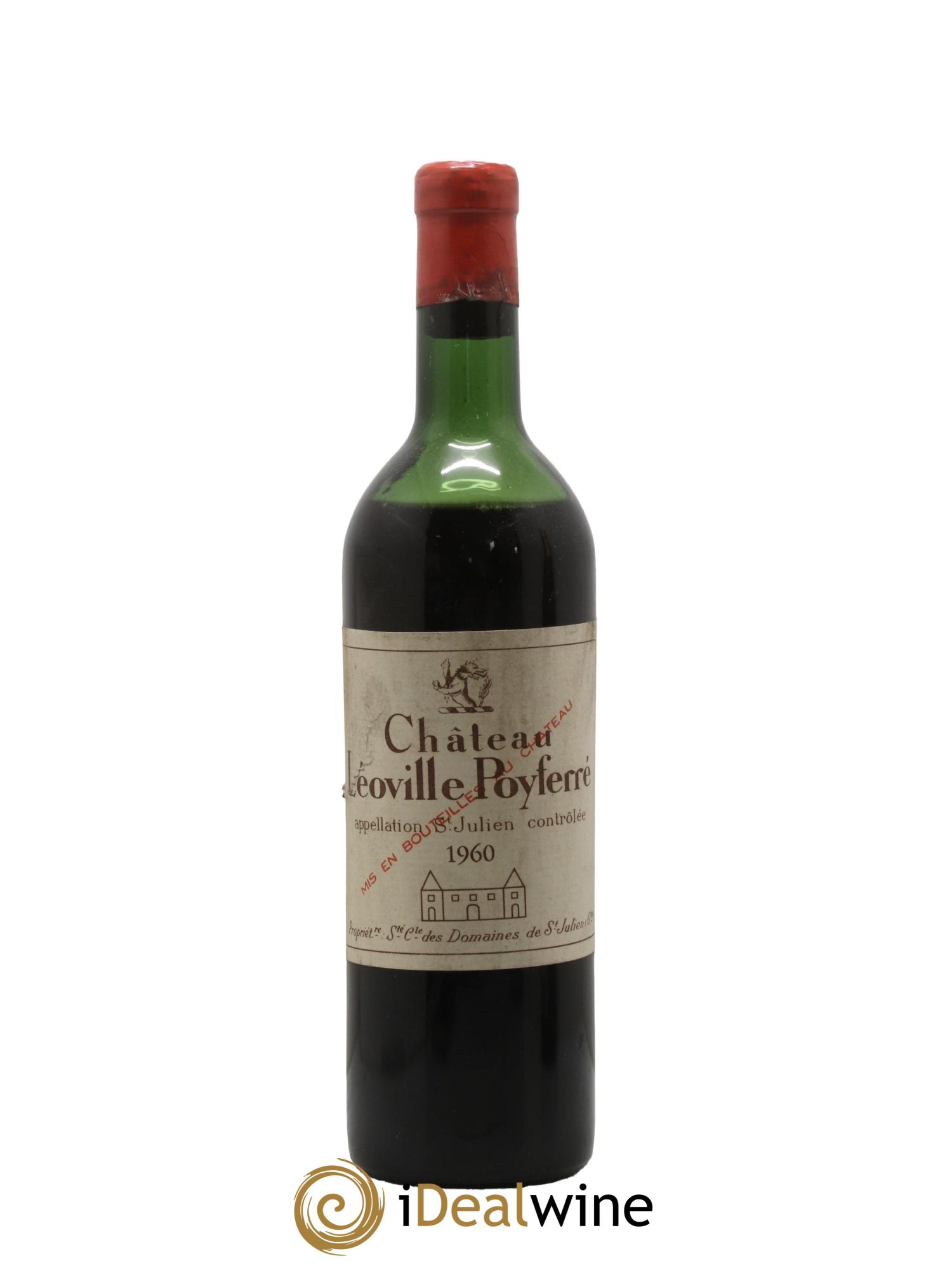 Château Léoville Poyferré 2ème Grand Cru Classé 1960 - Lot de 1 bouteille - 0