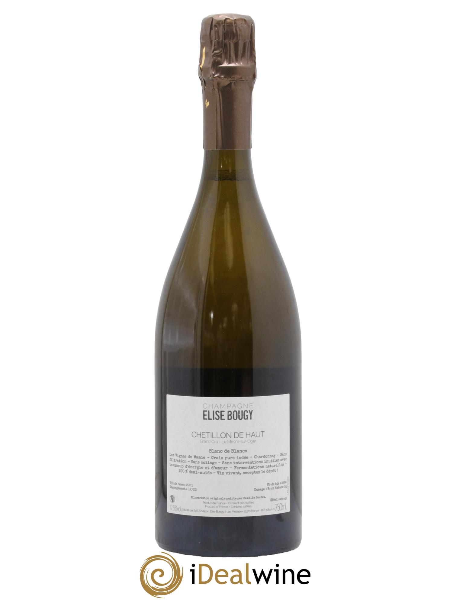 Chétillon de Haut Le Mesnil sur Oger Elise Bougy - Lot de 1 bouteille - 1