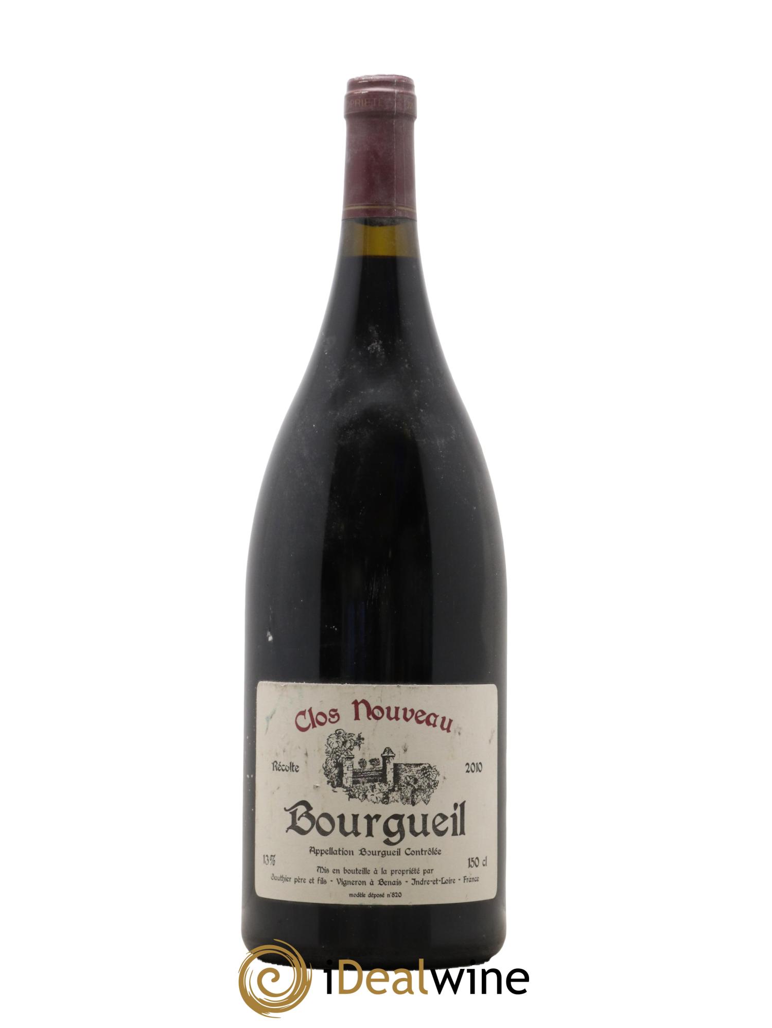 Bourgueil Clos Nouveau Domaine du Bel Air 2010 - Lot de 1 magnum - 0