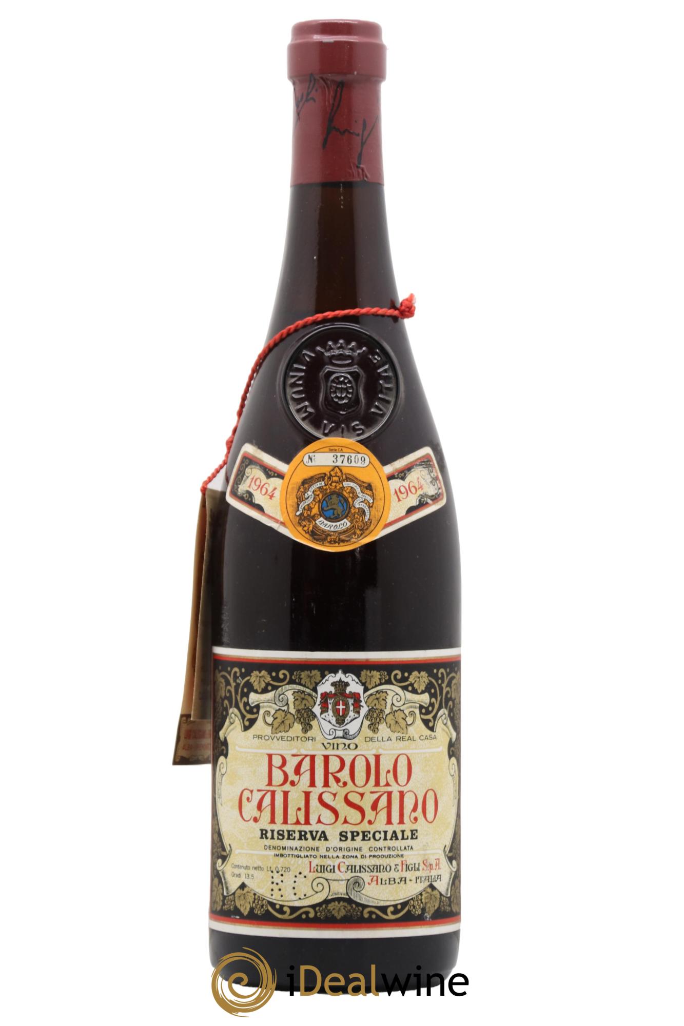 Barolo Calissano Riserva Speciale 1964 - Posten von 1 Flasche - 0