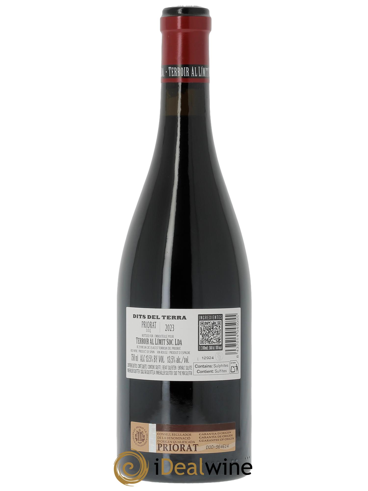 Priorat Terroir Al Limit Dits del Terra Dominik Hubert  2023 - Lot de 1 bouteille - 1