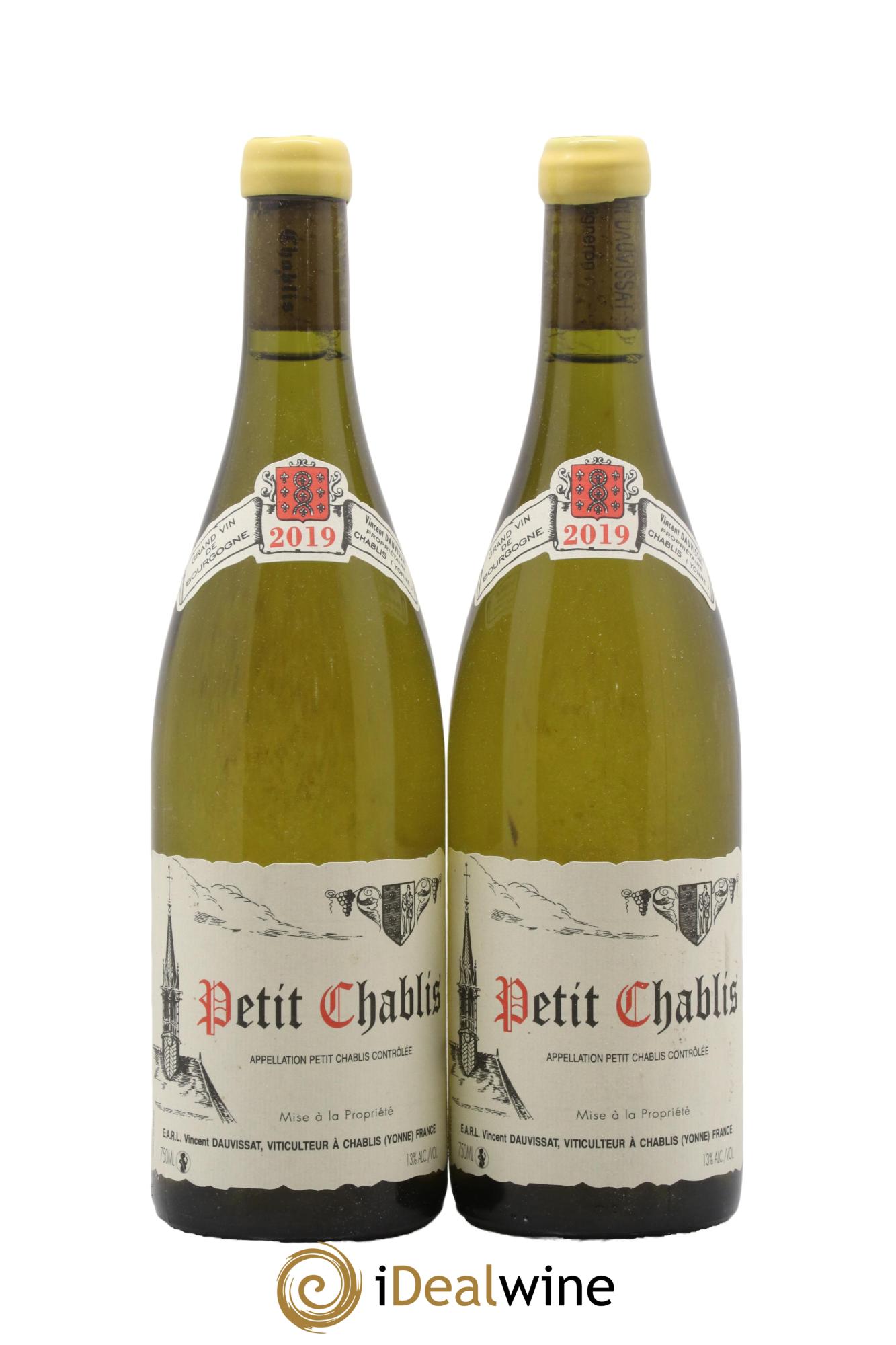 Petit Chablis Vincent Dauvissat (Domaine) 2019 - Lot de 2 bouteilles - 0