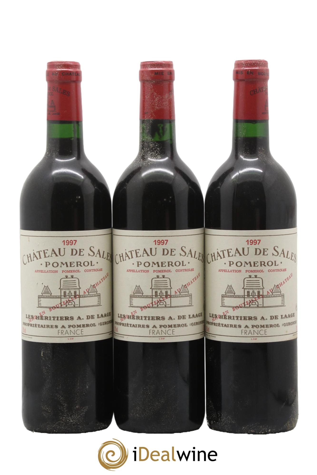 Château de Sales 1997 - Posten von 3 Flaschen - 0